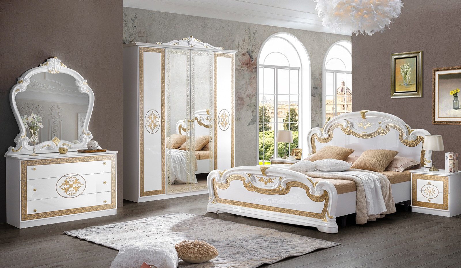 Interdesign24 Schlafzimmer-Set Paola, (im klassischen Barock günstig online kaufen