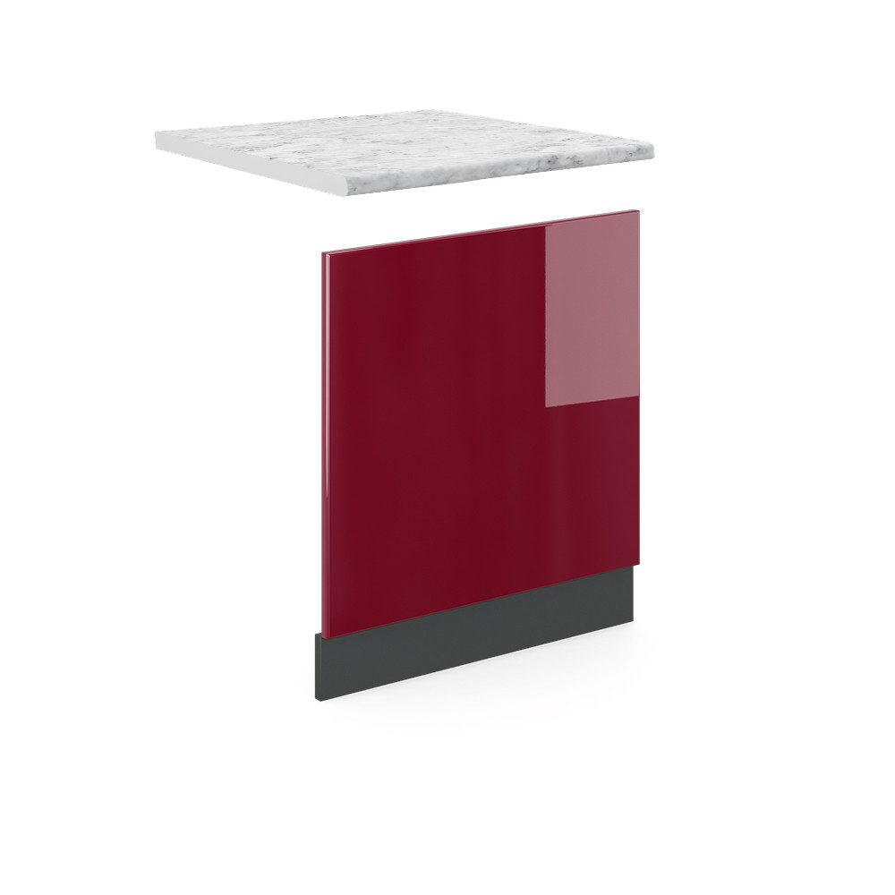 Vicco Frontblende R-Line, Rot/Anthrazit, AP Marmor (1 St)