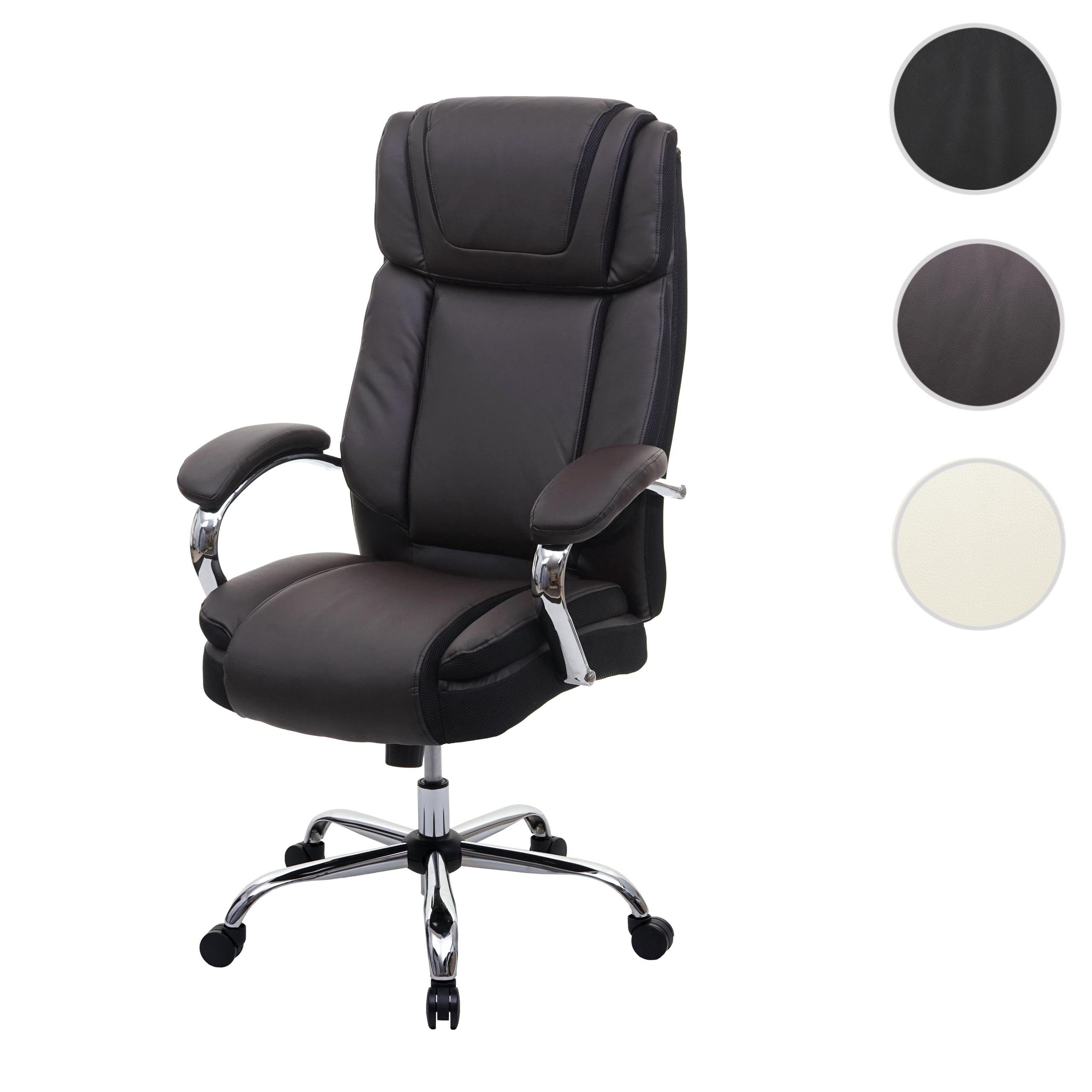 MCW Schreibtischstuhl MCW-H94, Wippfunktion, um 360° drehbar, 220 kg belastbar, dicke Polsterung