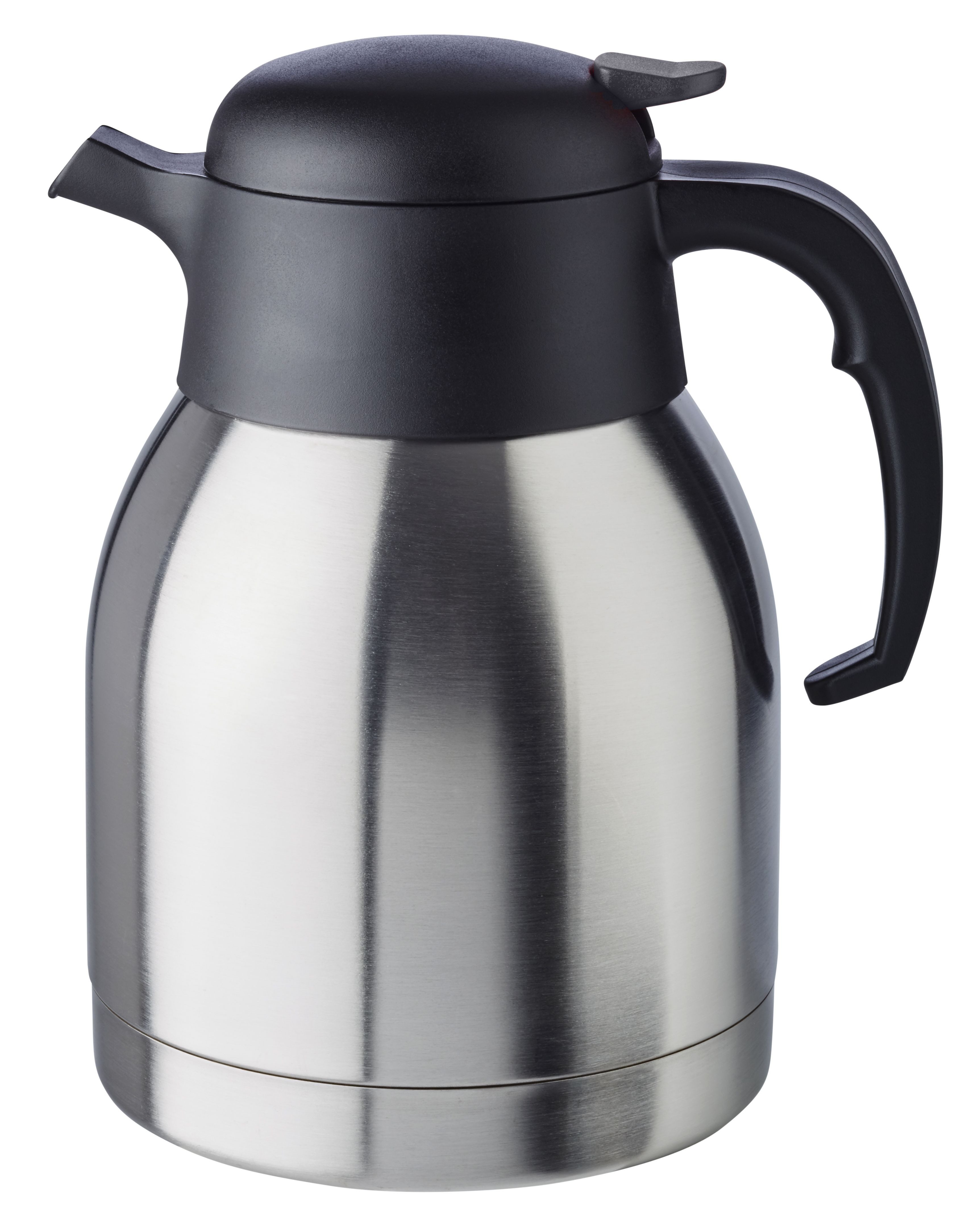APS Isolierkanne Classic, 1,5 l, Einhandautomatik, doppelwandiger Edelstahl