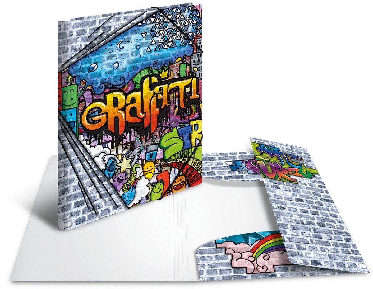 HERMA Fächermappe Sammelmappe A3 PP Graffiti