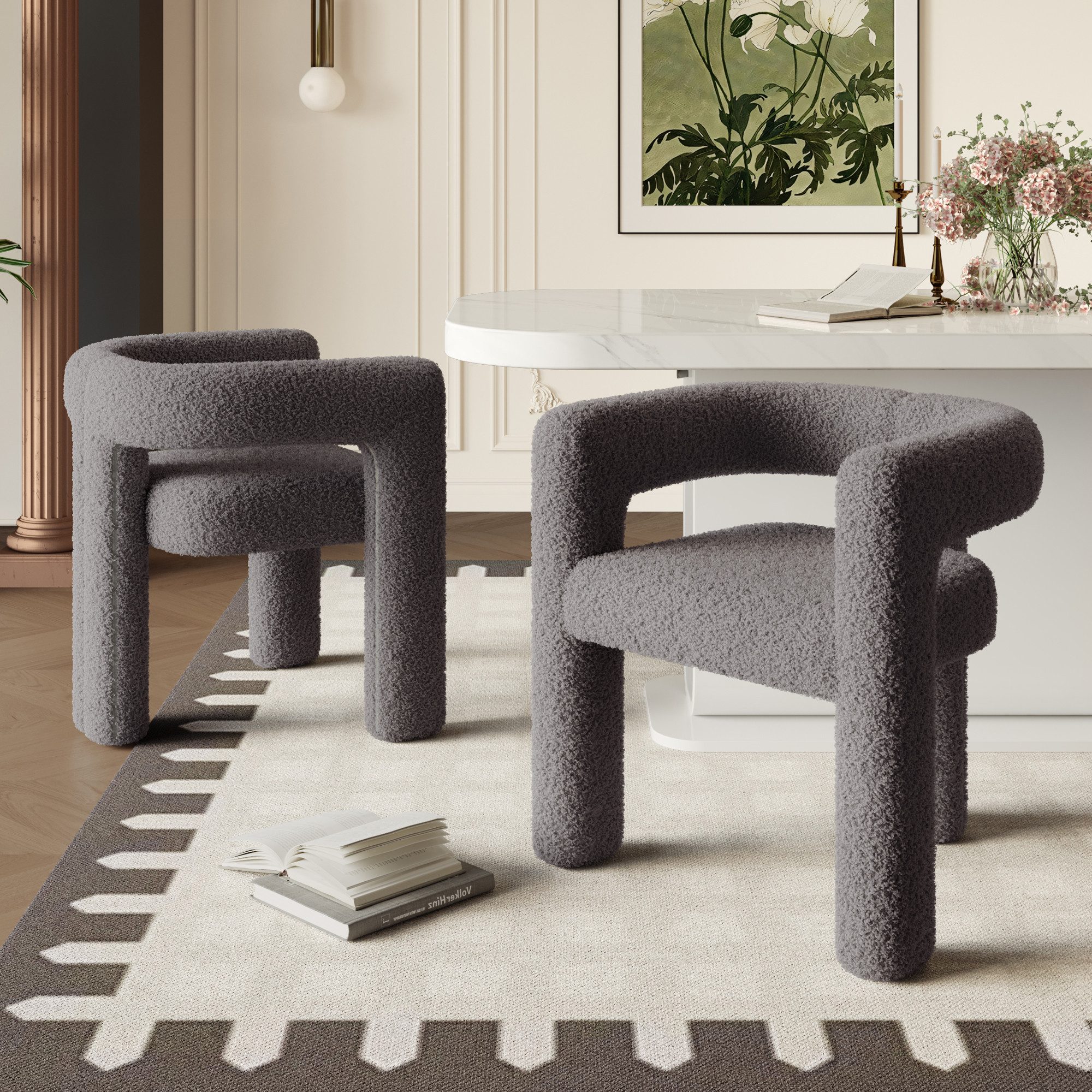 KLAM HOME Esszimmerstuhl Ergonomischer Sessel mit günstig online kaufen