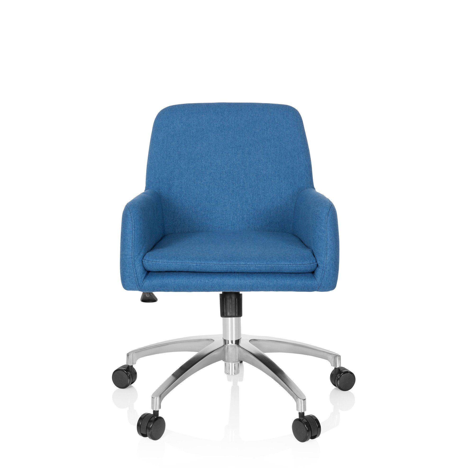hjh OFFICE Drehstuhl Home Office Bürostuhl SHAKE 400 Stoff (1 St), Schreibtischstuhl ergonomisch Blau