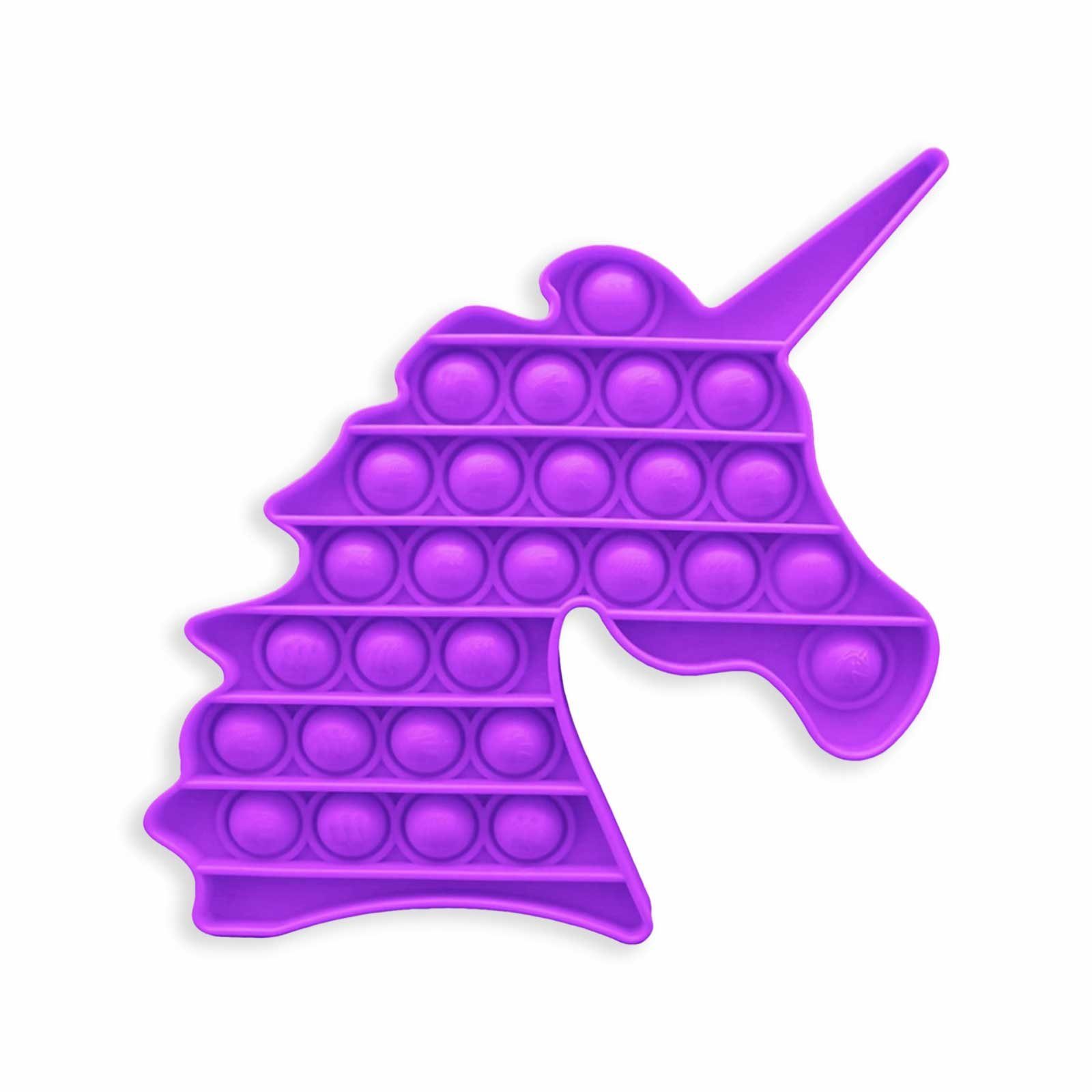 Monkimau Spiel, Pop it Spiel Einhorn Fidget Toy Spielzeug