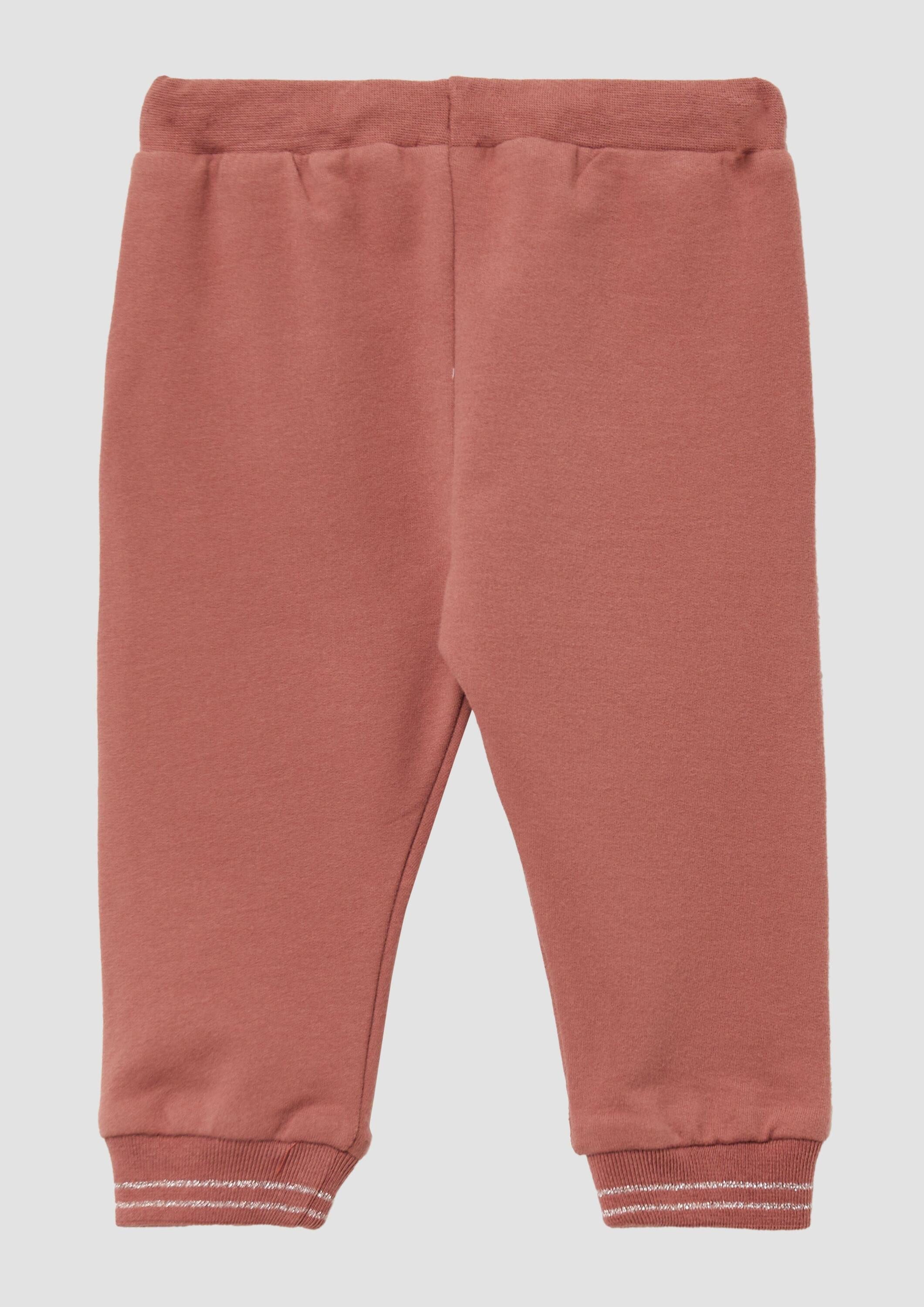 s.Oliver Leggings Leggings Sweatpants aus Baumwollmix mit Glitzerdetails