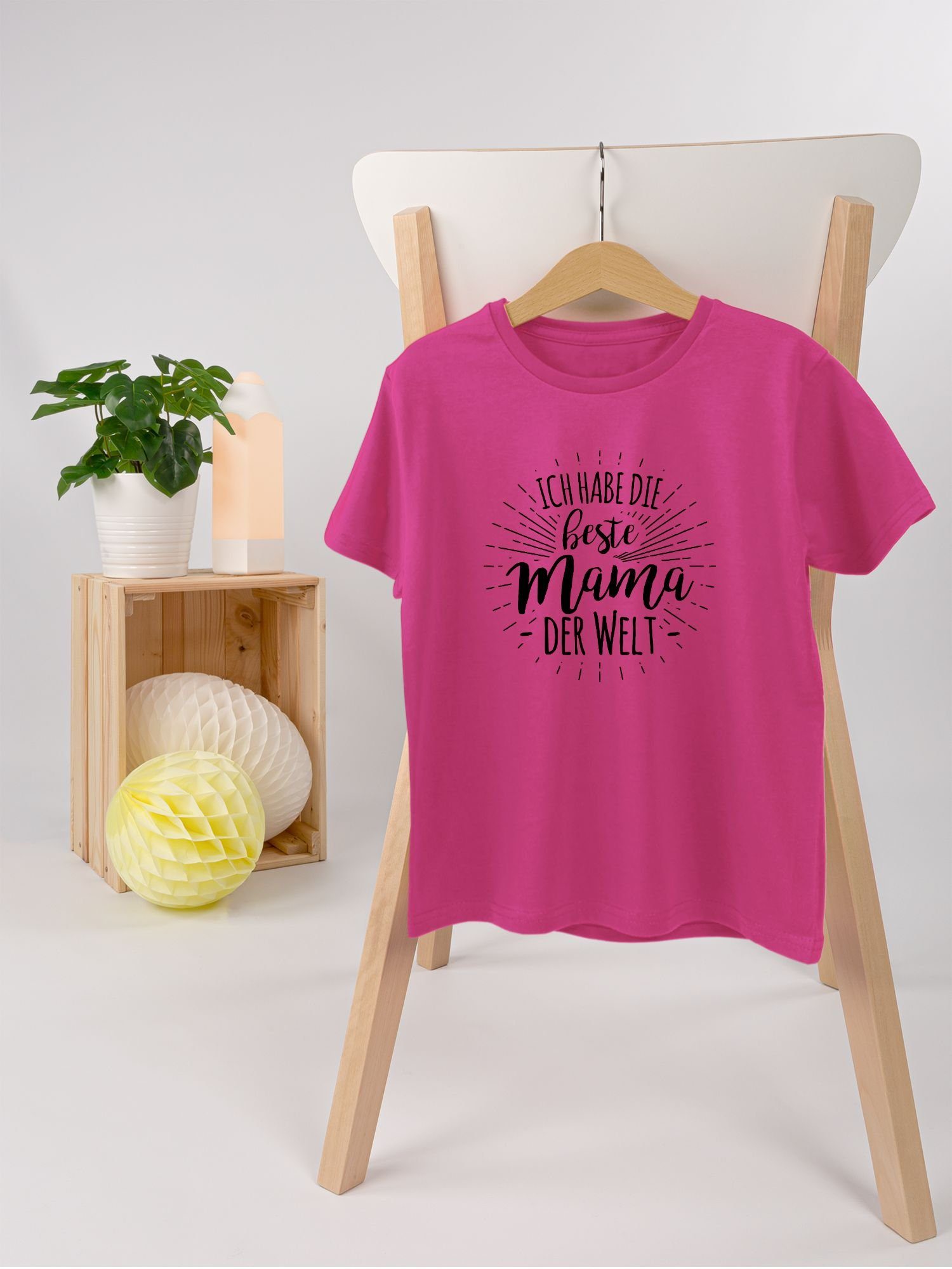 Ich Welt Mama der Muttertagsgeschenk 1 die Fuchsia habe T-Shirt beste Shirtracer
