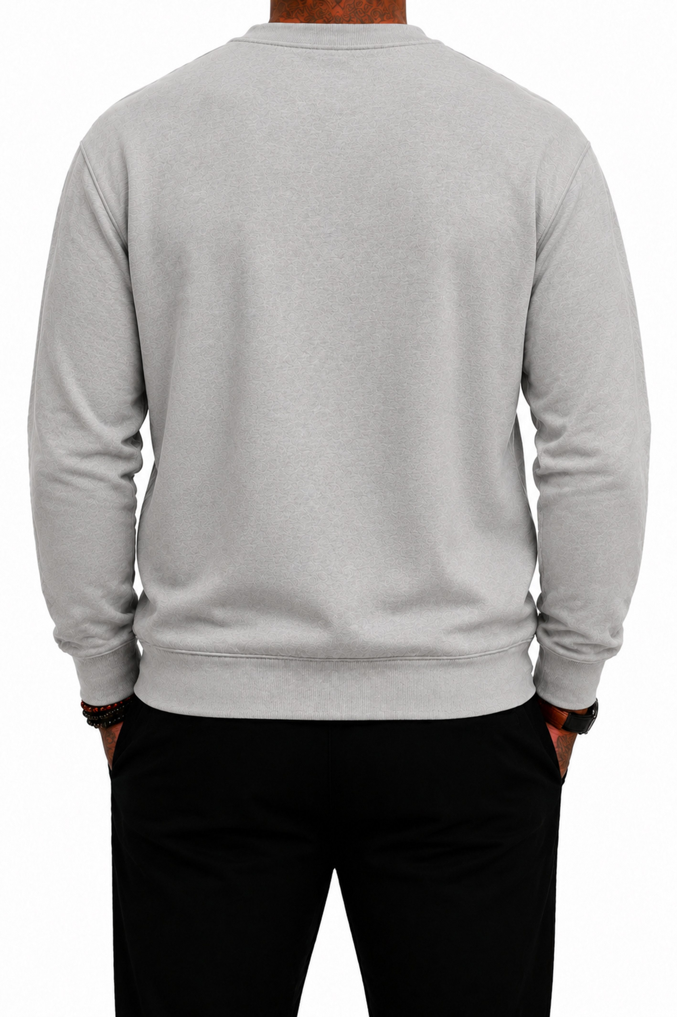 Banco Sweatshirt Langarm Herren New York Brooklyn Frontprint Rundhals mit großem NYC-Brooklyn-Frontprint – Bild 2 von 2