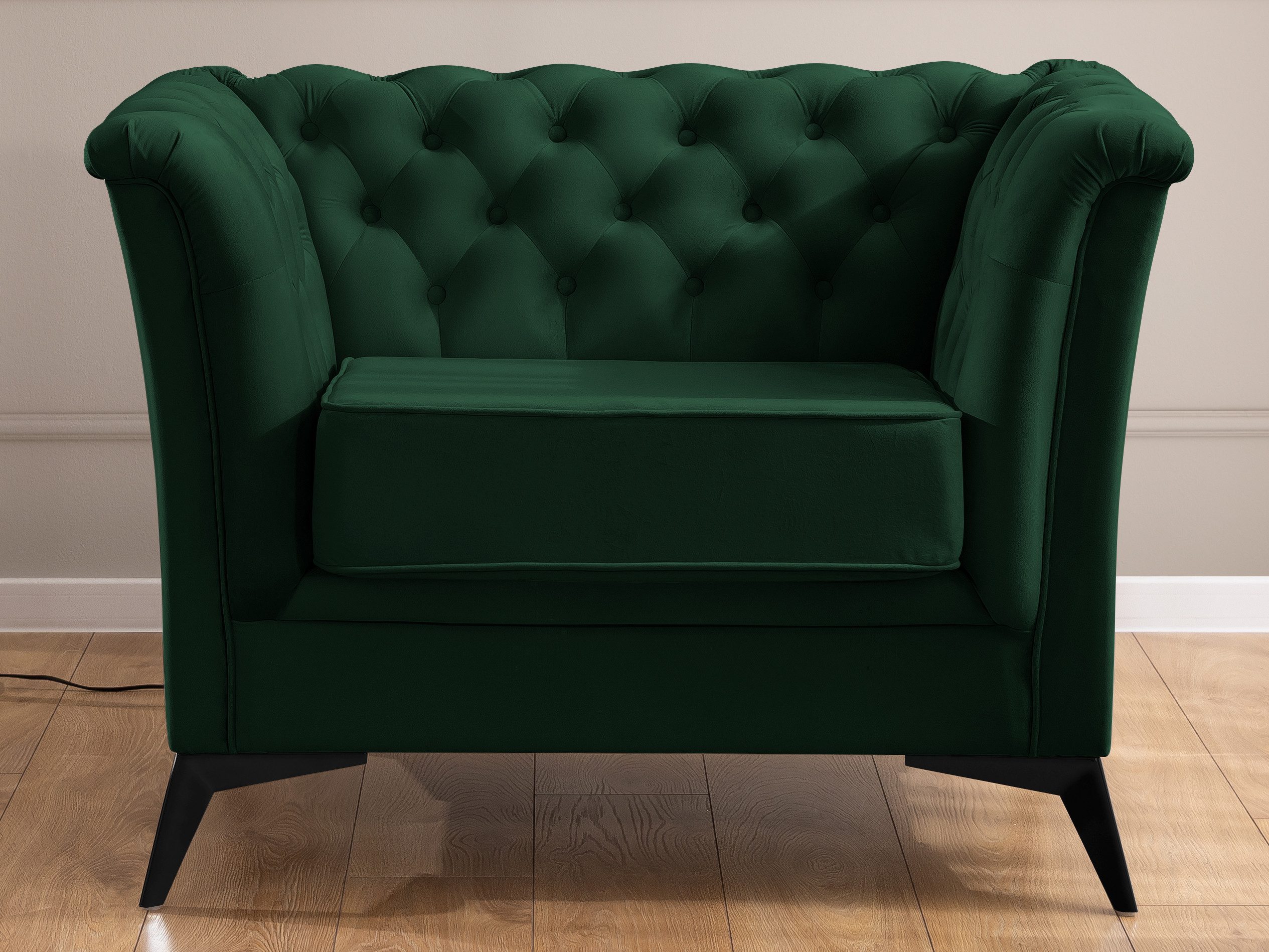 S-Style Möbel Chesterfield-Sessel Whitby aus Samt günstig online kaufen