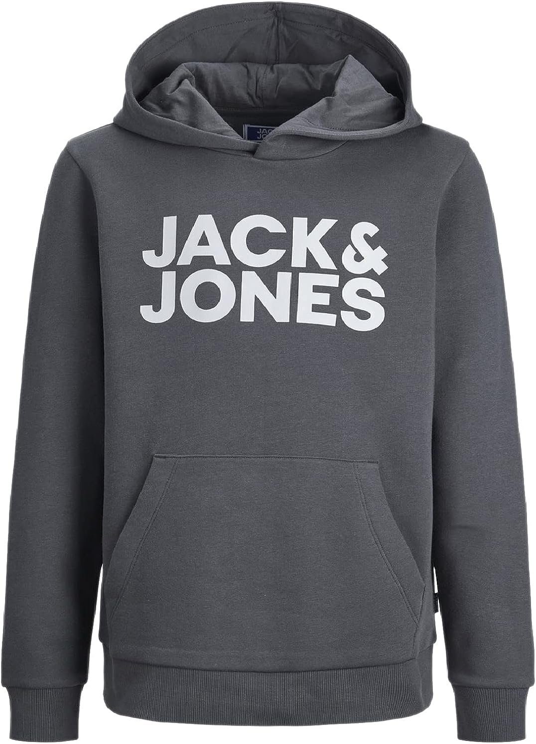 Jack & Junior Hoodie Kängurutasche Set, im Pack 3er und Kapuzensweatshirt Mix 6 3er Pack) Printdruck Jones mit 3er (Spar