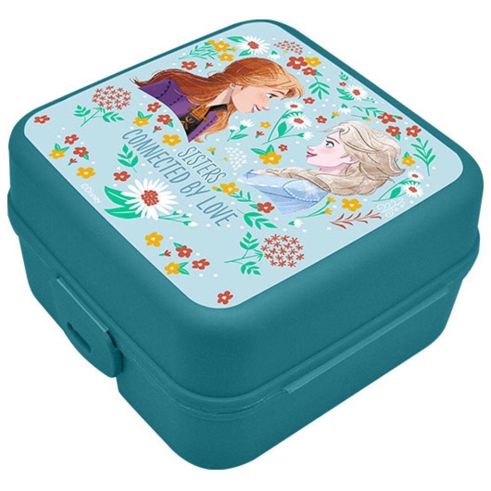 Kids Euroswan Lunchbox Frozen Brotdose mit vier Fächern Anna und Elsa | Lunchboxen