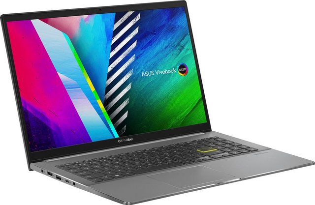 Asus Vivobook S15 OLED S533UA-L1280T Notebook (39,6 cm/15,6 Zoll, AMD Ryzen 5 5500U, Radeon Graphics, 512 GB SSD, Kostenloses Upgrade auf Windows 11)