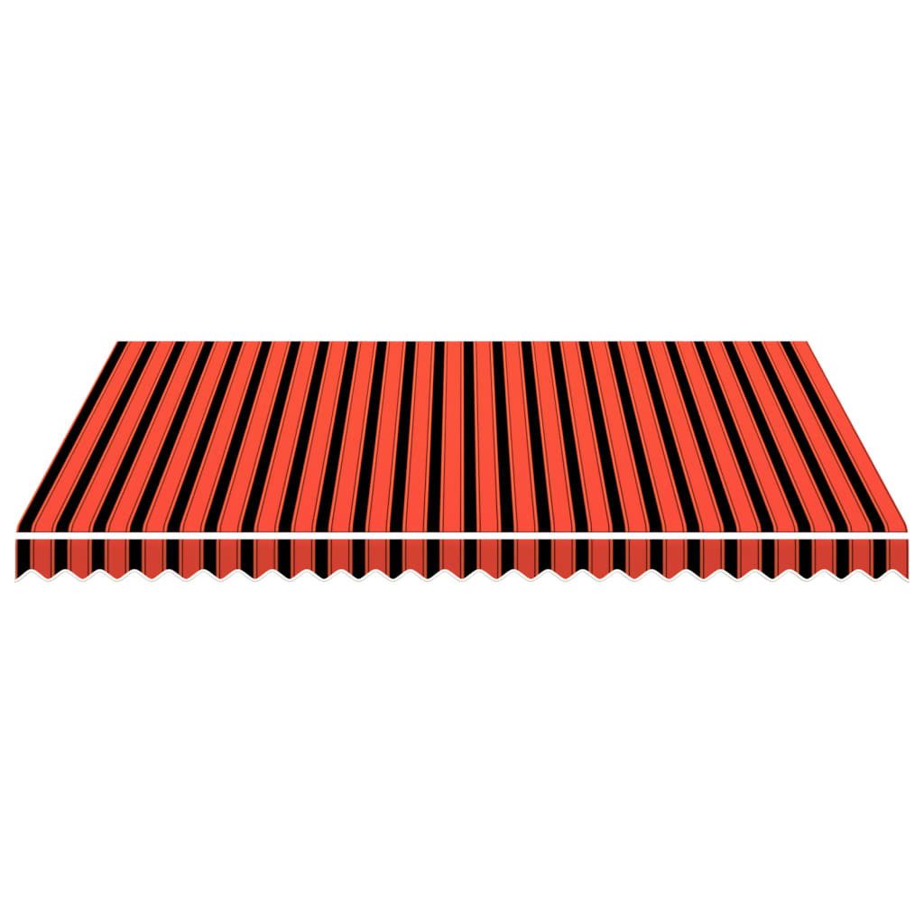vidaXL Markise Markisenbespannung Canvas Orange & günstig online kaufen