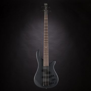 J & D E-Bass, E-Bass, Bass Gitarre mit 4 Saiten und Erle Korpus, Bass mit Split-Coil Tonabnehmer und Single Coil, passive Elektronik, Special Bat Mark, E-Bass, 4 Saiten Bass, Split-Coil Tonabnehmer