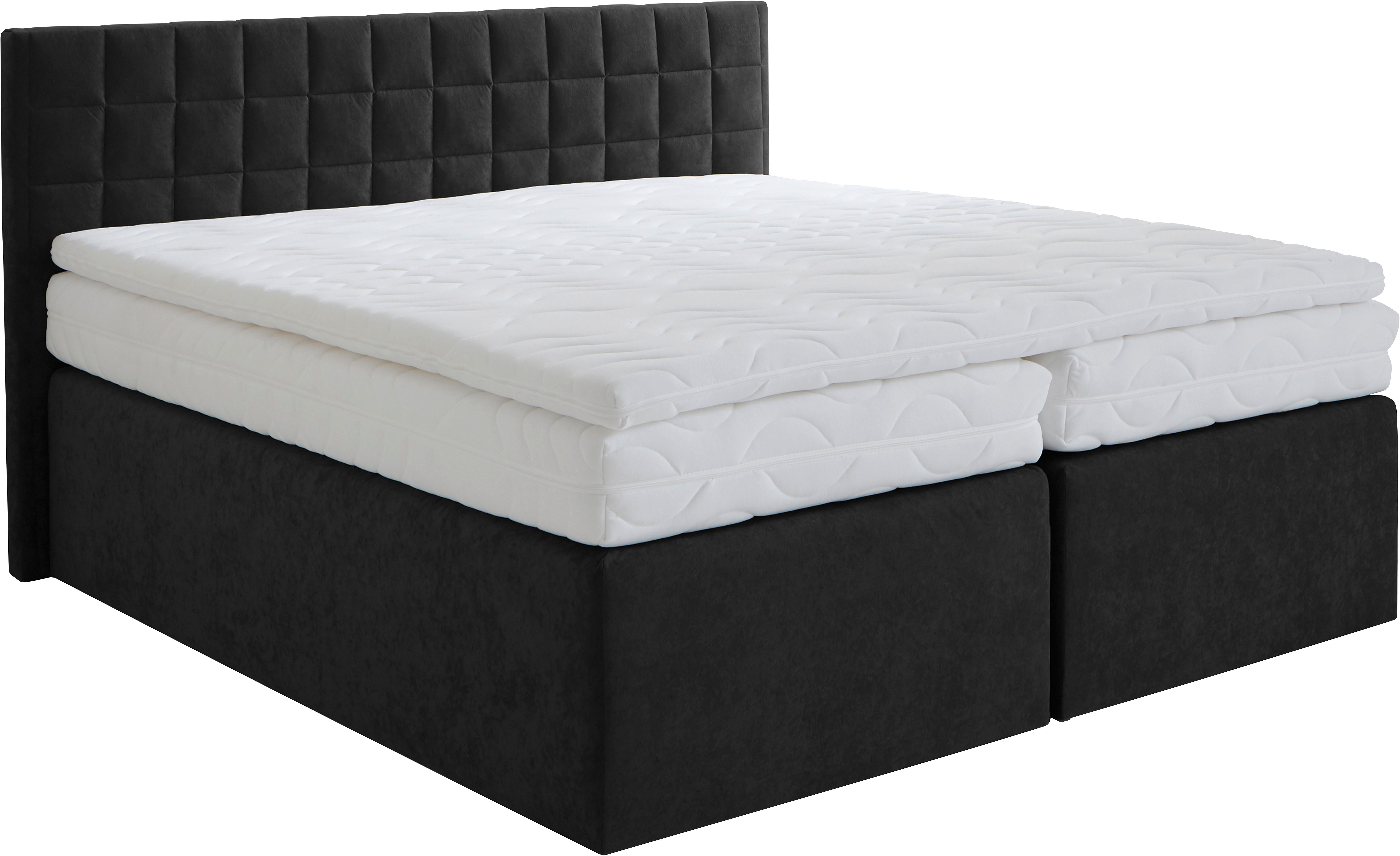 Westfalia Schlafkomfort Boxspringbett Dublin, wahlweise mit Topper in versc günstig online kaufen