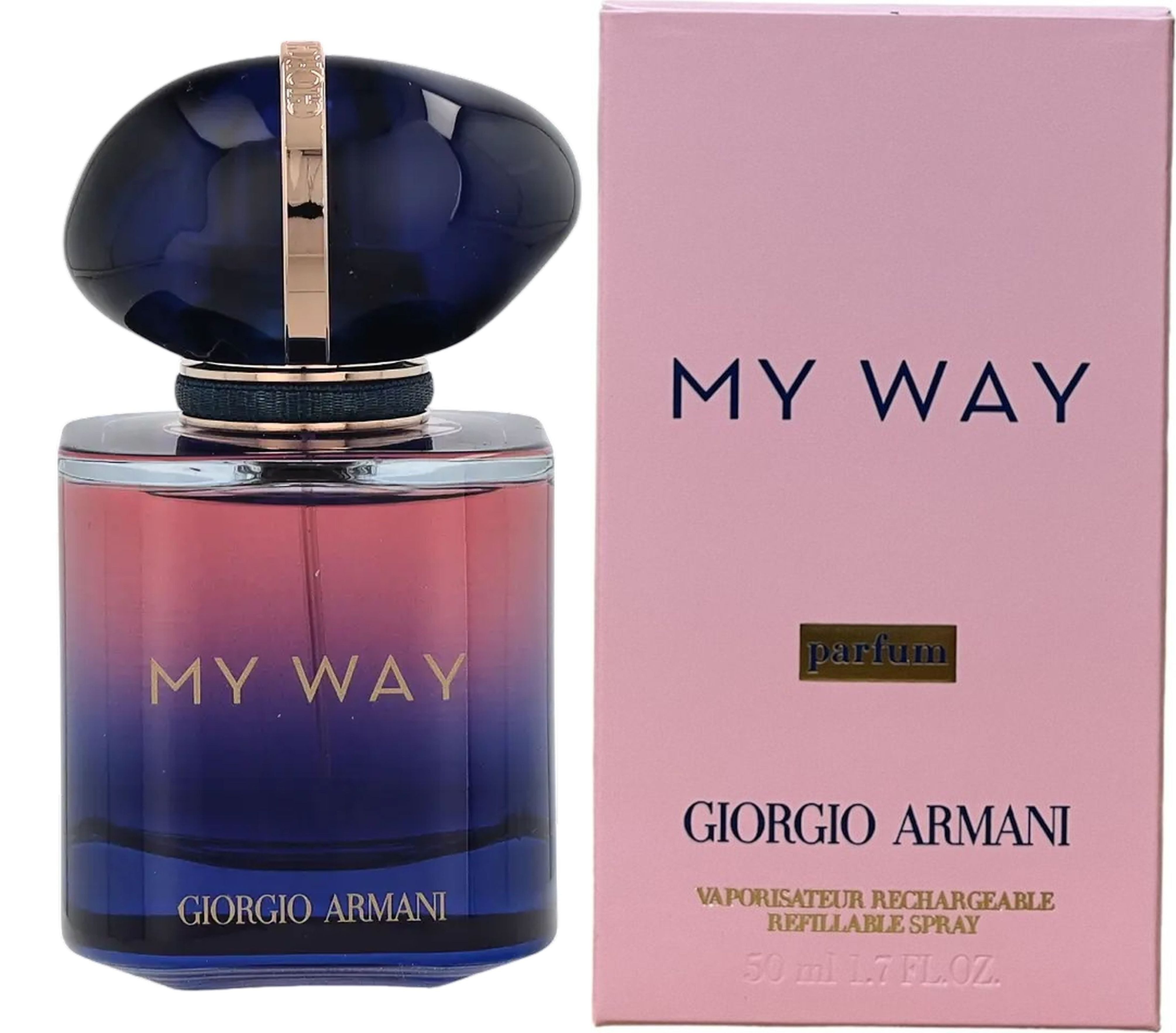 Giorgio Armani Parfum My Way Le Parfum Damen Spray, Blumig-süßer Duft mit Tuberose, Iris, Vanille und Orangenblüte