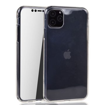 König Design Handyhülle Apple iPhone 11 Pro, Apple iPhone 11 Pro Handyhülle Full-Cover 360 Grad Full Cover Transparent
