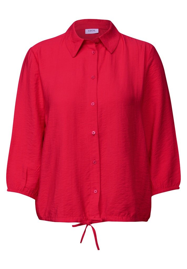 CECIL Blusenshirt Solid Softwave Blouson günstig online kaufen