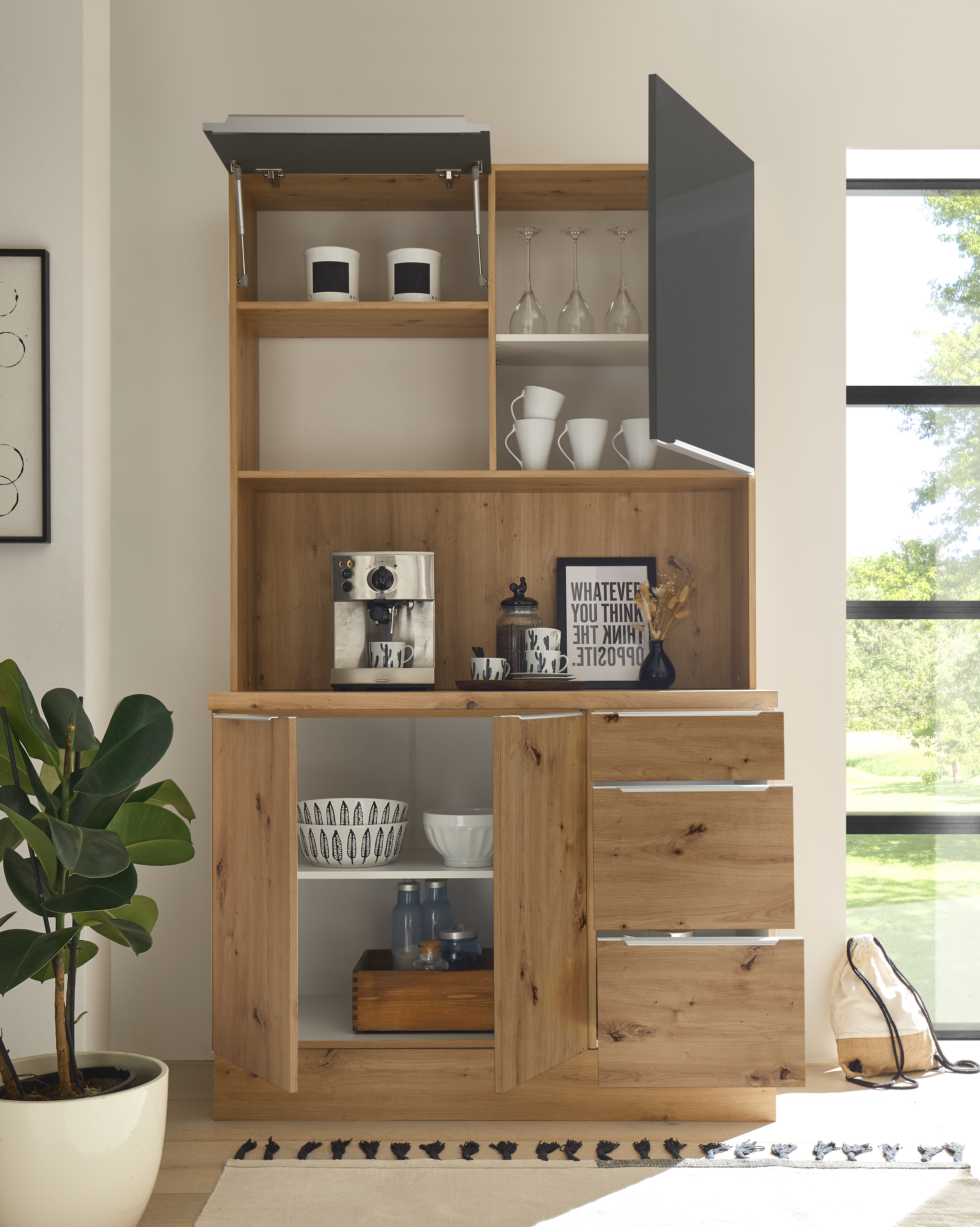 RESPEKTA Buffet Safado aus der Serie Marleen Breite 120 cm, mit Soft-Close, in exklusiver Konfiguration für OTTO