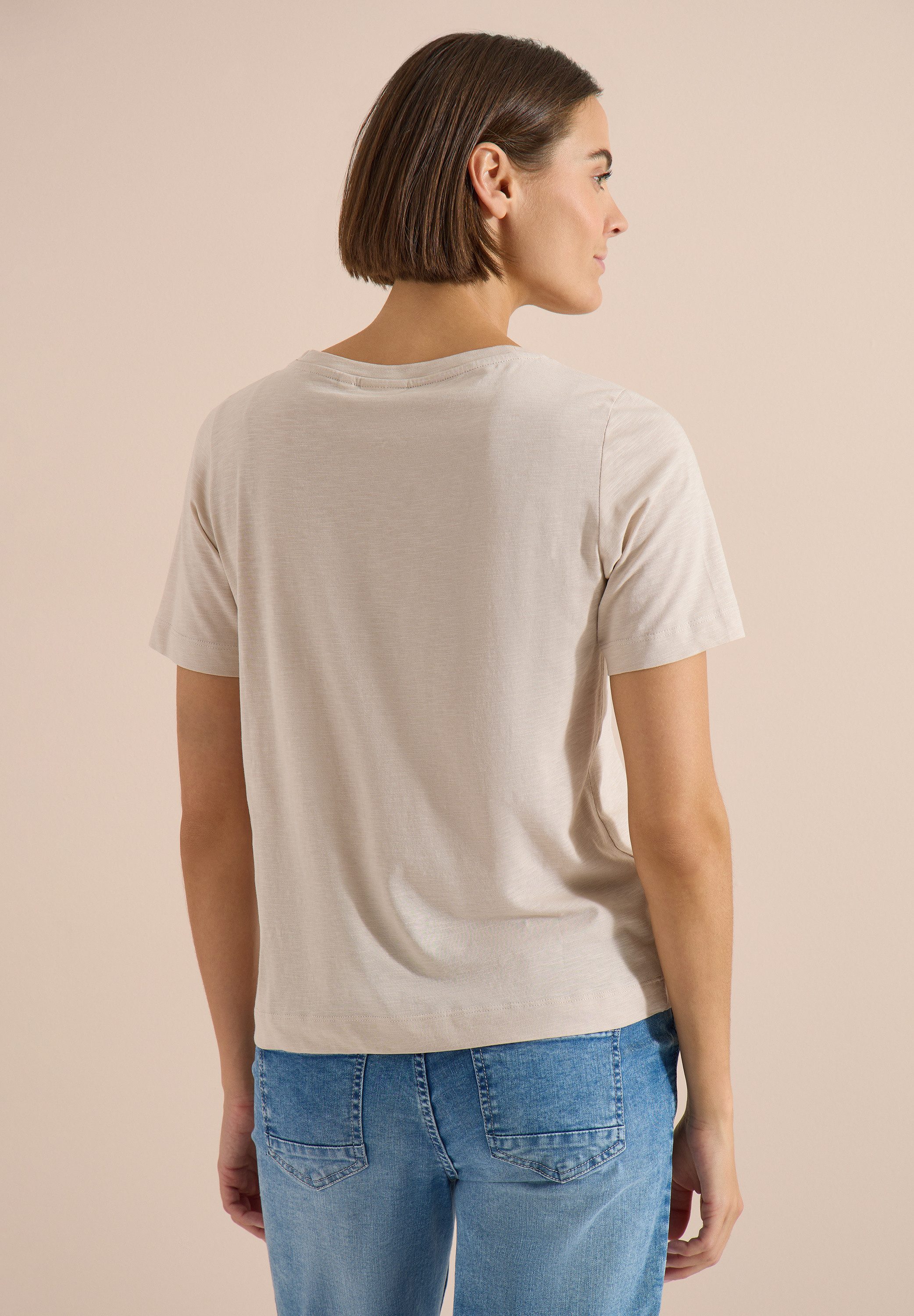 CECIL Kurzarmshirt Sommershirt mit Print