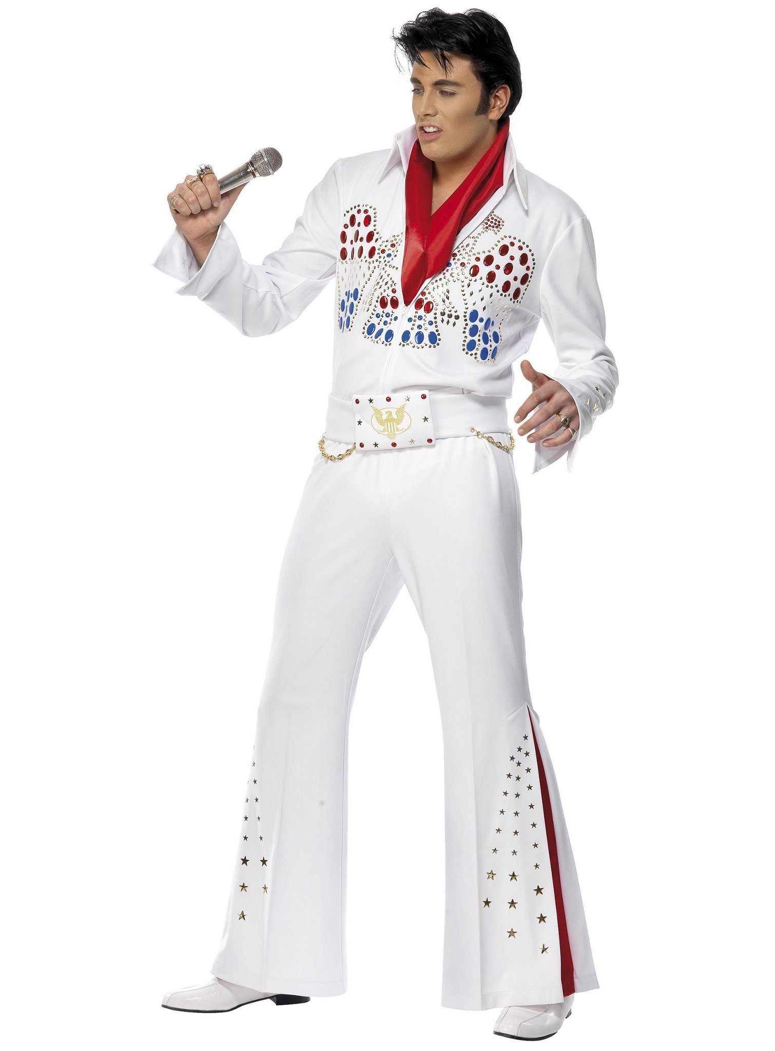 Smiffys Kostüm Elvis American Eagle, Das berühmte Bühnenoutfit des King!