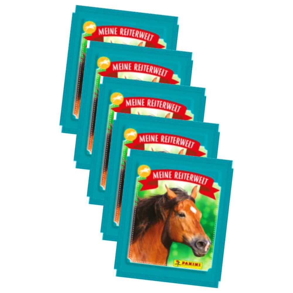 Panini Sticker Panini Pferde Mon Club D'E'Quitation Sticker - Meine Reiterwelt (2024), (Set), Pferde Mon Club Sticker (2024) - 5 Tüten Sammelsticker