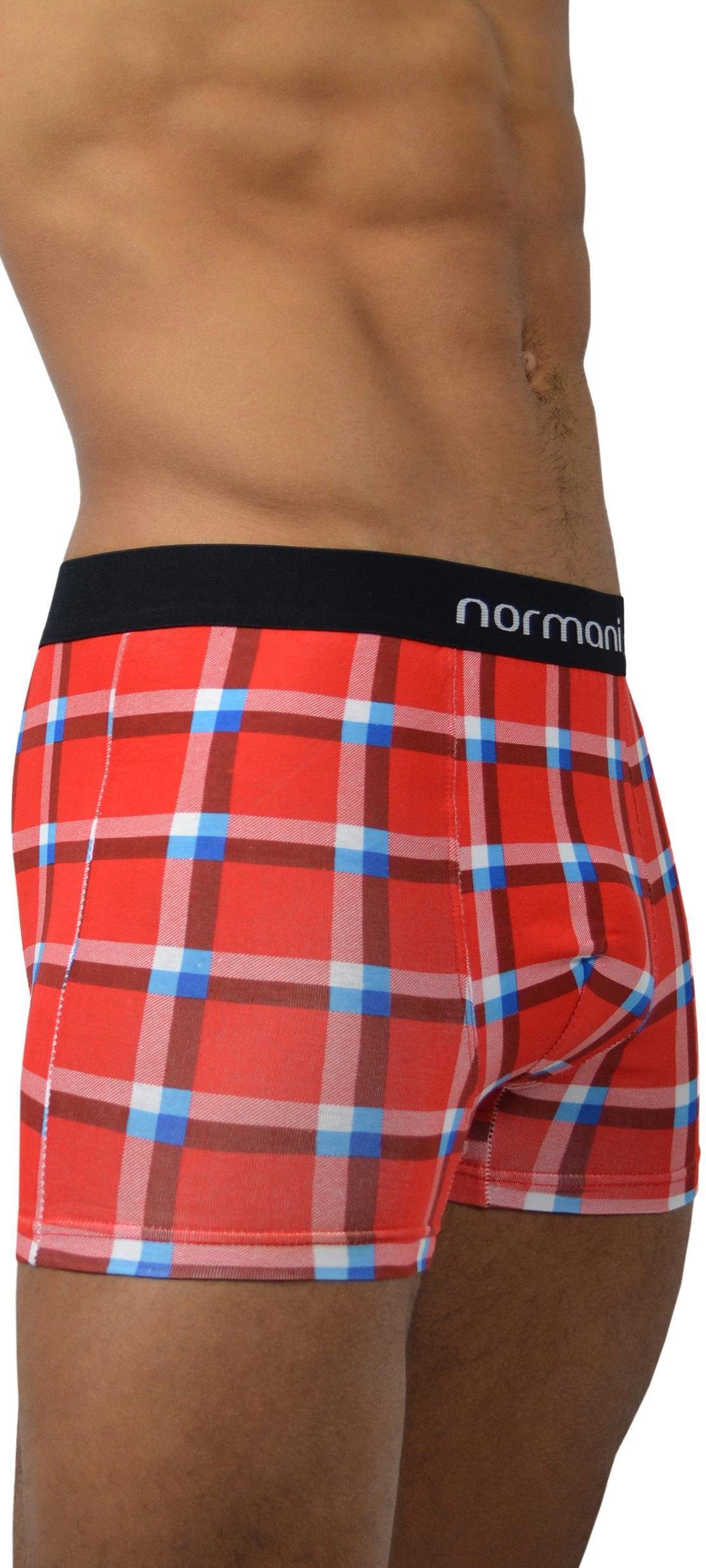 Baumwolle Stück Square atmungsaktiver Boxer Retro Baumwolle Retro Red aus Retro 6 aus Unterhose normani Boxershorts