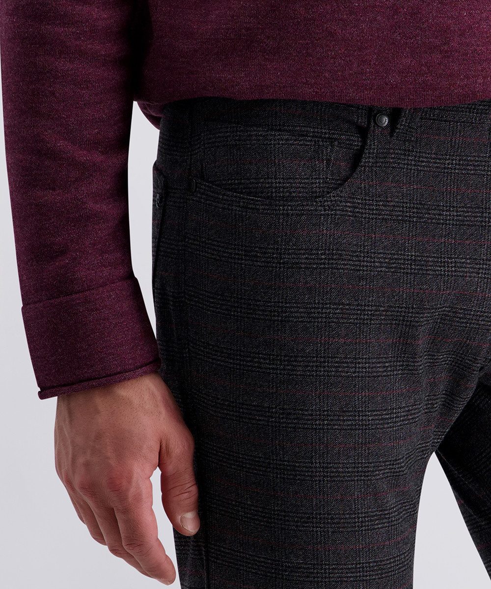 Pierre Cardin 5-Pocket-Hose PC-Lyon fein gemusterst – Bild 4 von 5