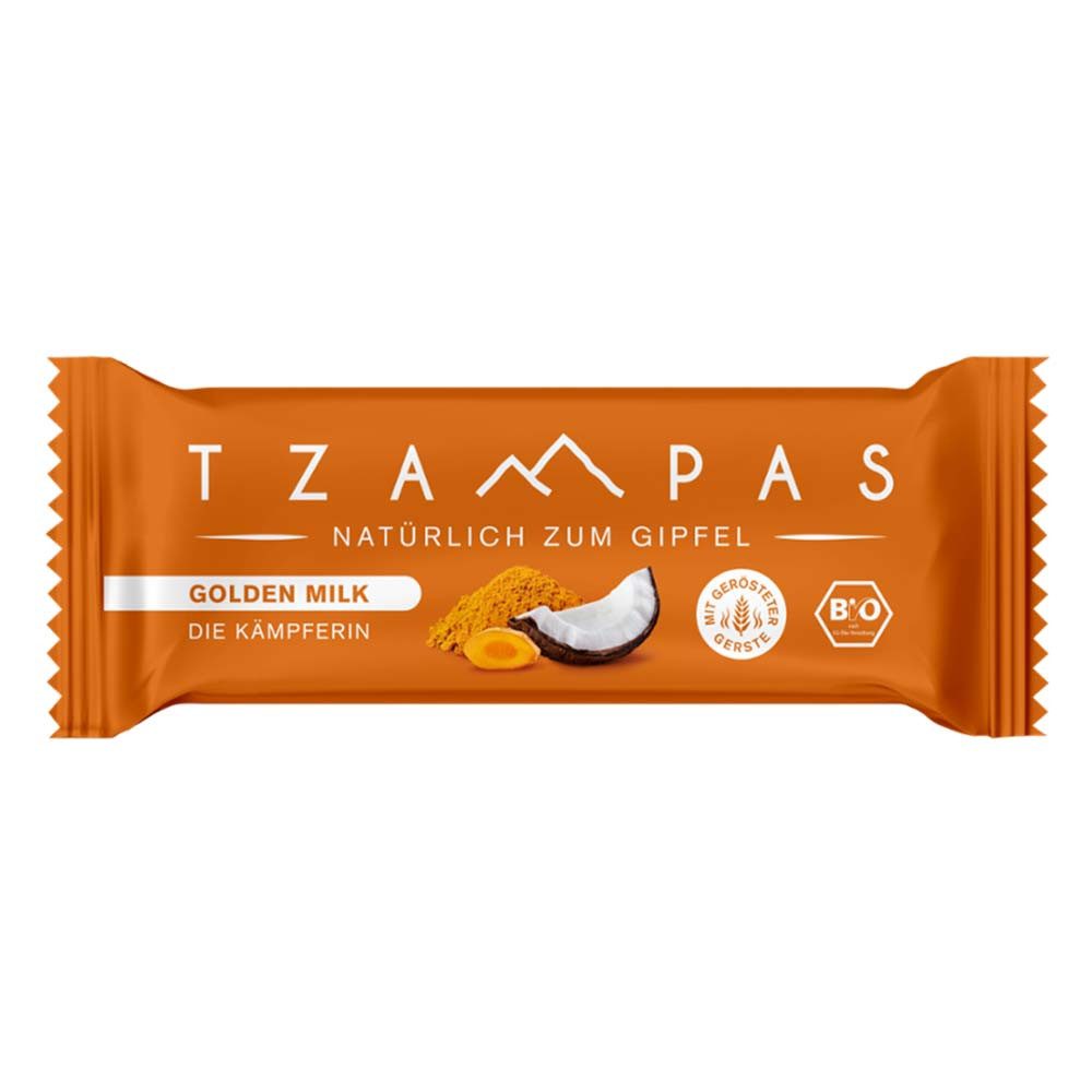 Tzampas Süßigkeit Energieriegel - Golden Milk Die Kämpferin 40g