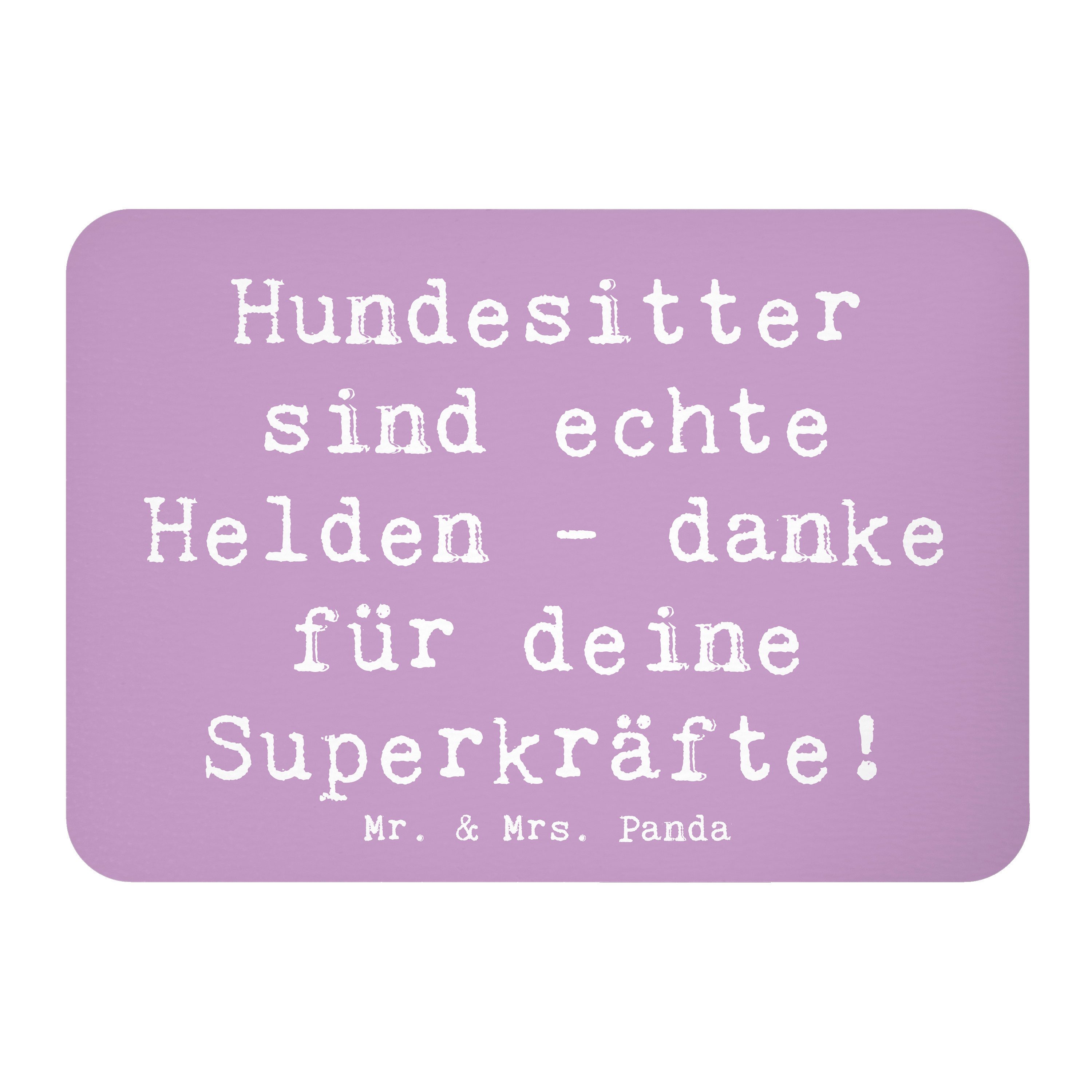 Magnet Spruch Hundesitter Helden - Lavendeltraum - Geschenk, Pinnwandmagnet