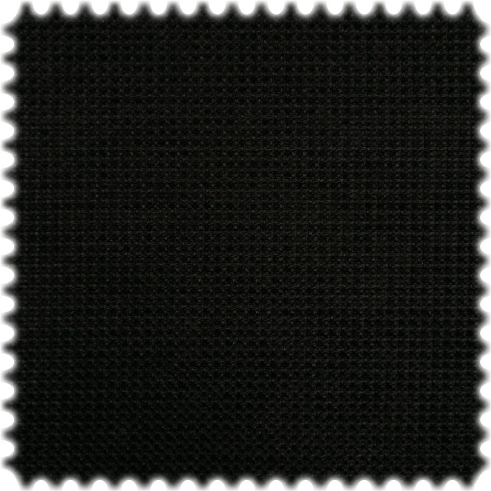 Heiro Stoff Chenille Flachgewebe Möbelstoff Cube Schwarz, Polsterstoff Meterware - Breite:138 cm