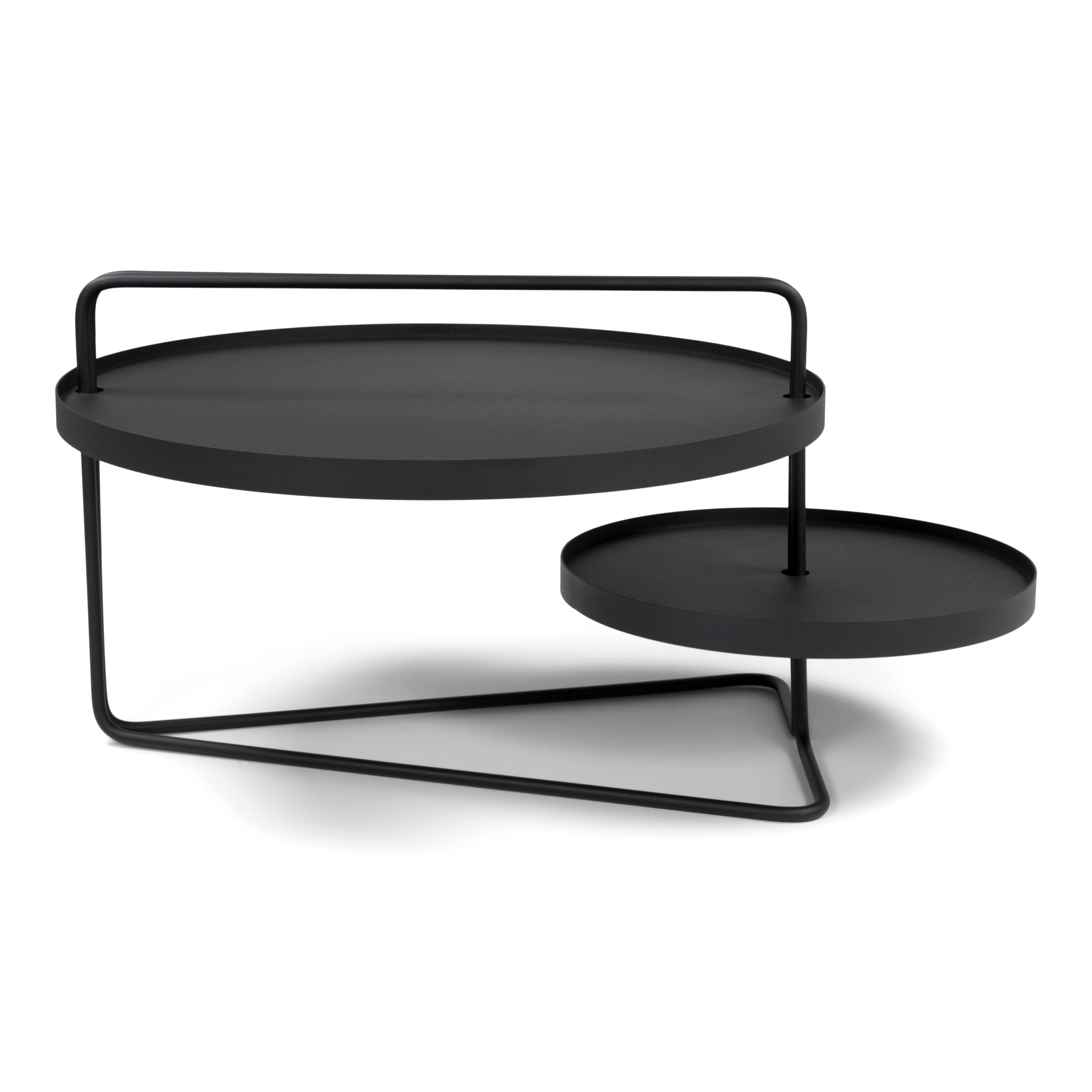 Torna Design Furniture Beistelltisch Torna Beistelltisch TRITWE - Schwarz 82,5x41x64,5cm