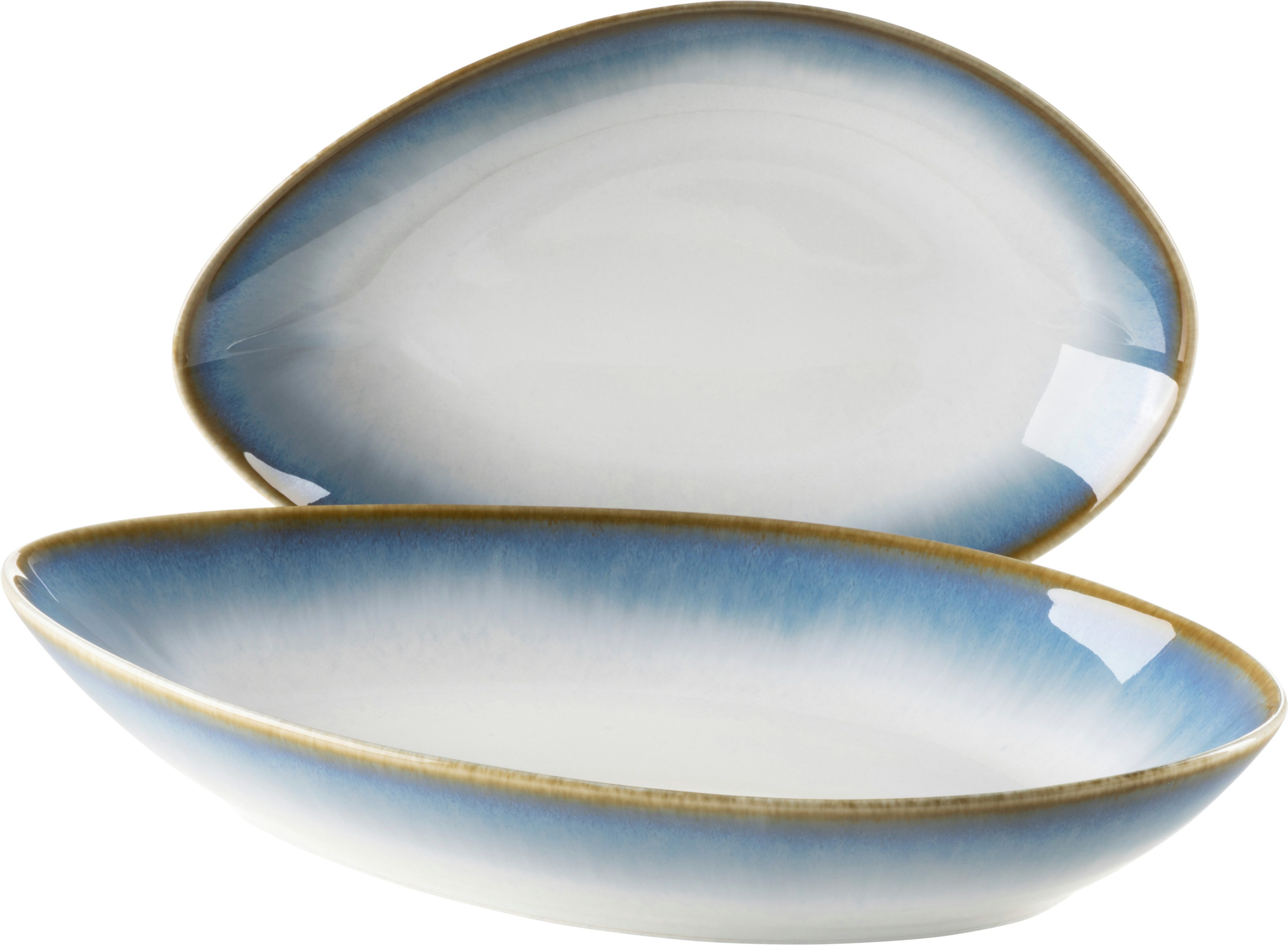 MÄSER Servierschale LA SINFONIA, Servierschalen-Set, Steinzeug, Steinzeug, (2-tlg)
