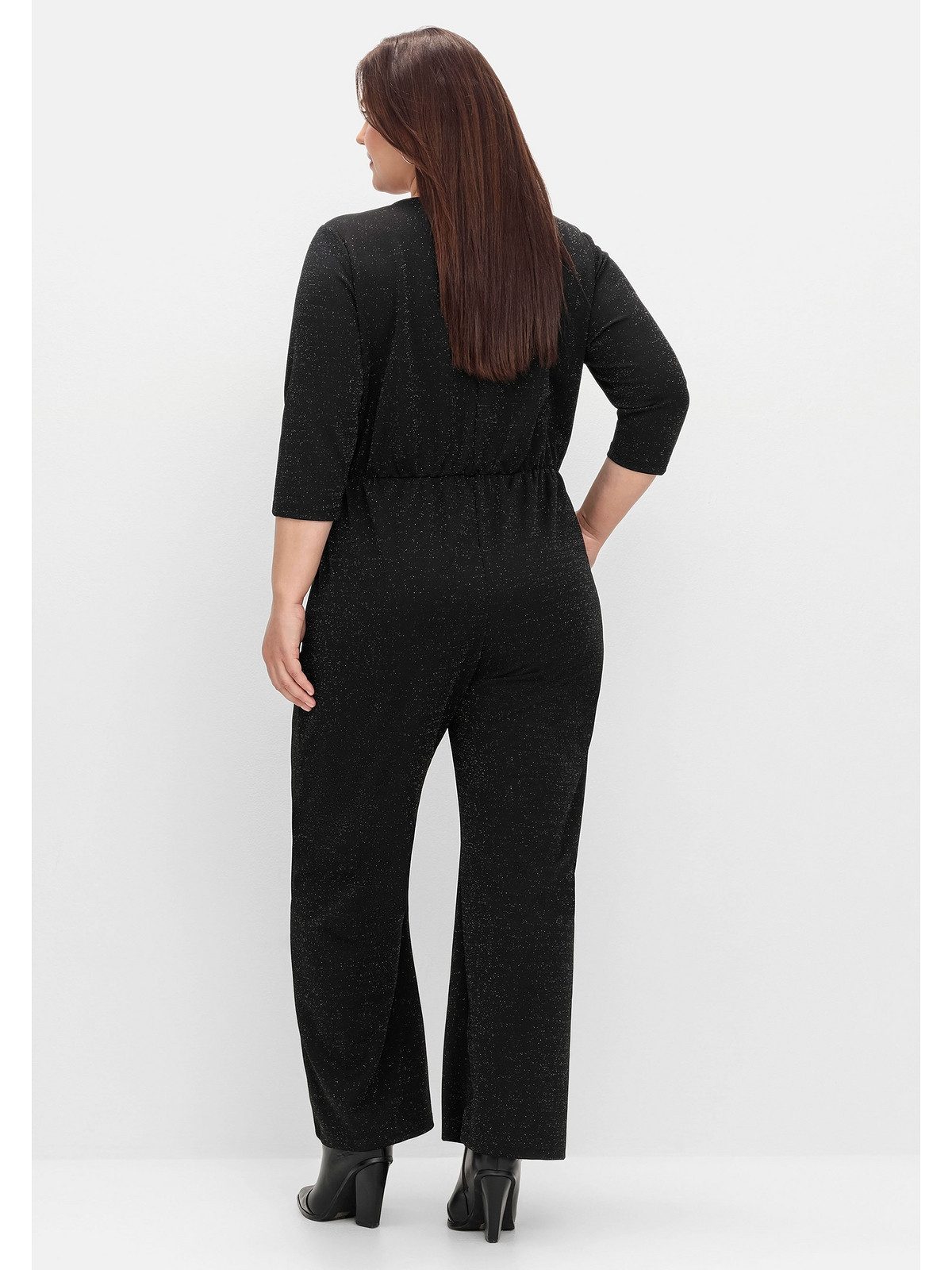 Sheego Jumpsuit Große Größen in Wickeloptik, günstig online kaufen