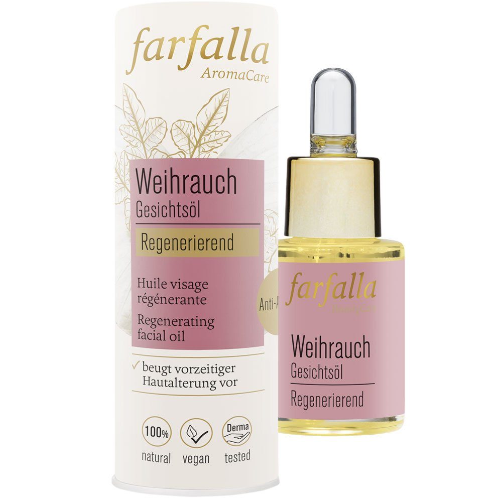 Farfalla Essentials AG Gesichtspflege Gesichtsöl Weihrauch regenerierend, 15 ml