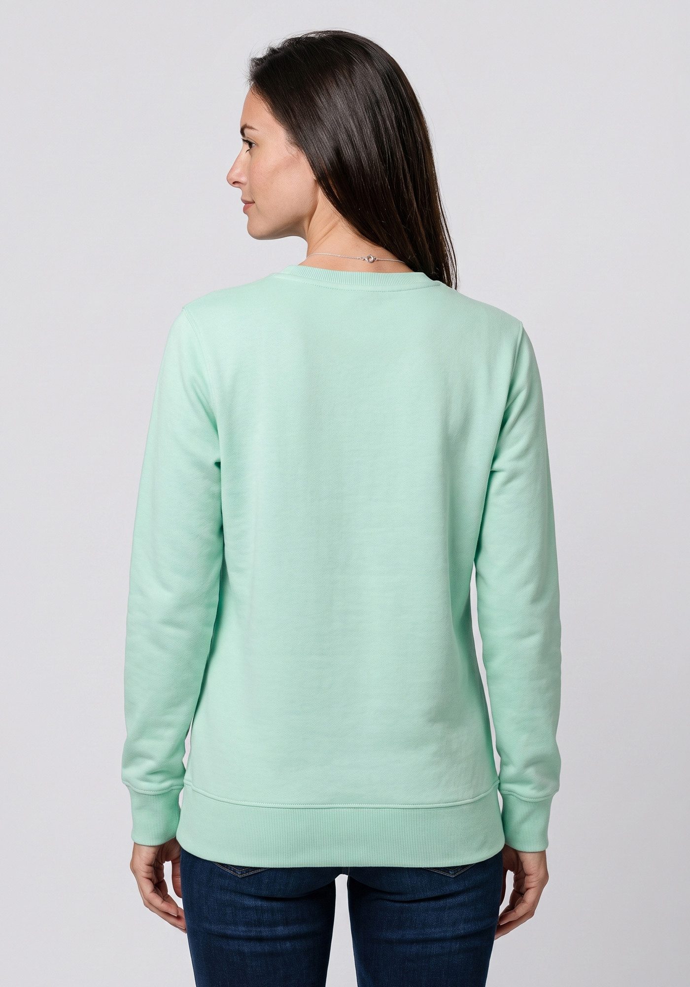 Alife & Kickin Sweatshirt LottaAK A schlichter Sweater mit Herz-Aufnäher in tollen Farben – Bild 2 von 5
