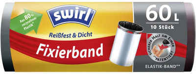 Swirl Müllsackständer Swirl® Fixierband-Müllbeutel 60 L Reißfest & Dicht