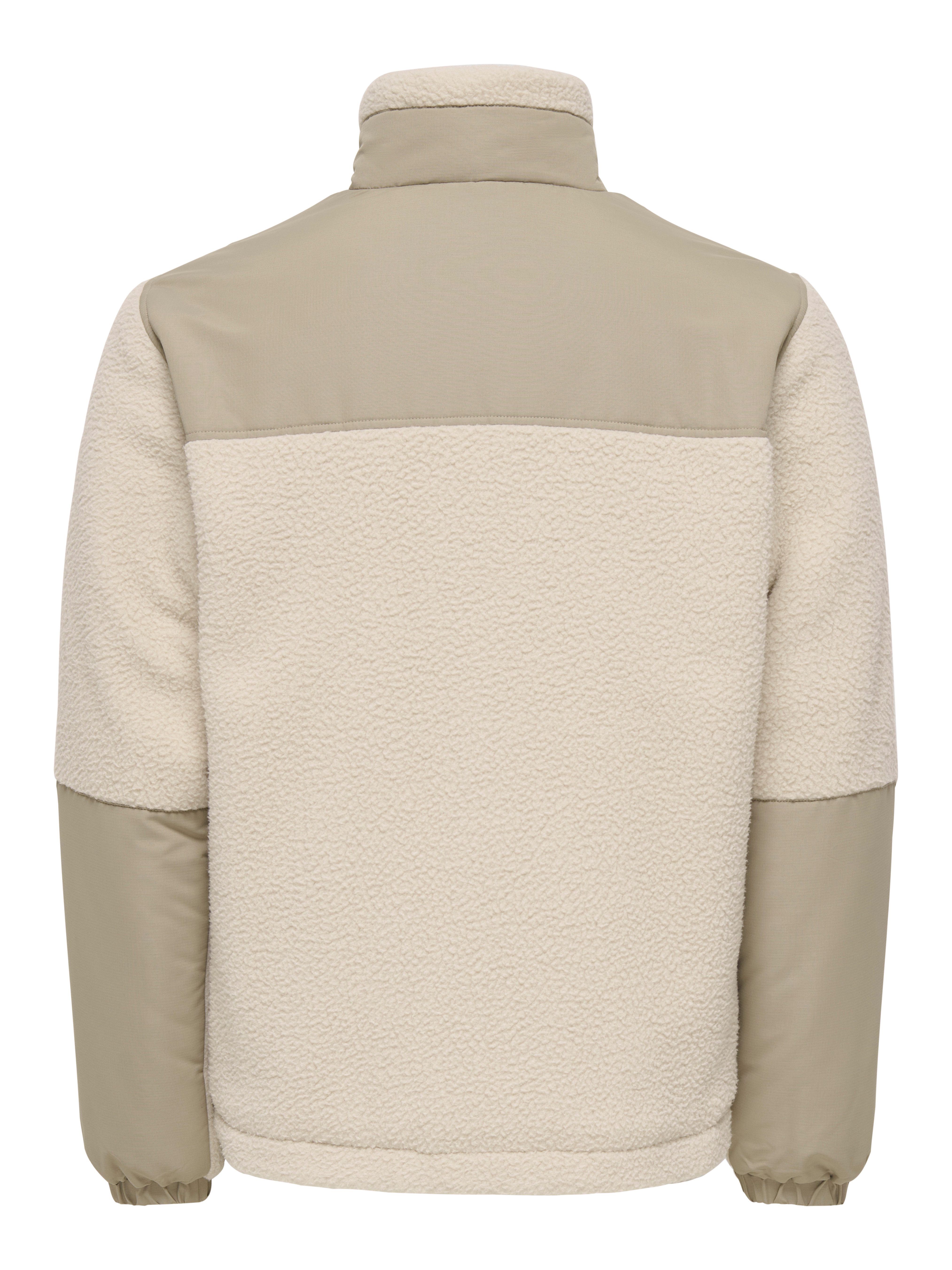 ONLY & SONS Kurzjacke ONSTYRO PADDED SHERPA JACKET NOOS Polyester, regular fit – Bild 4 von 5
