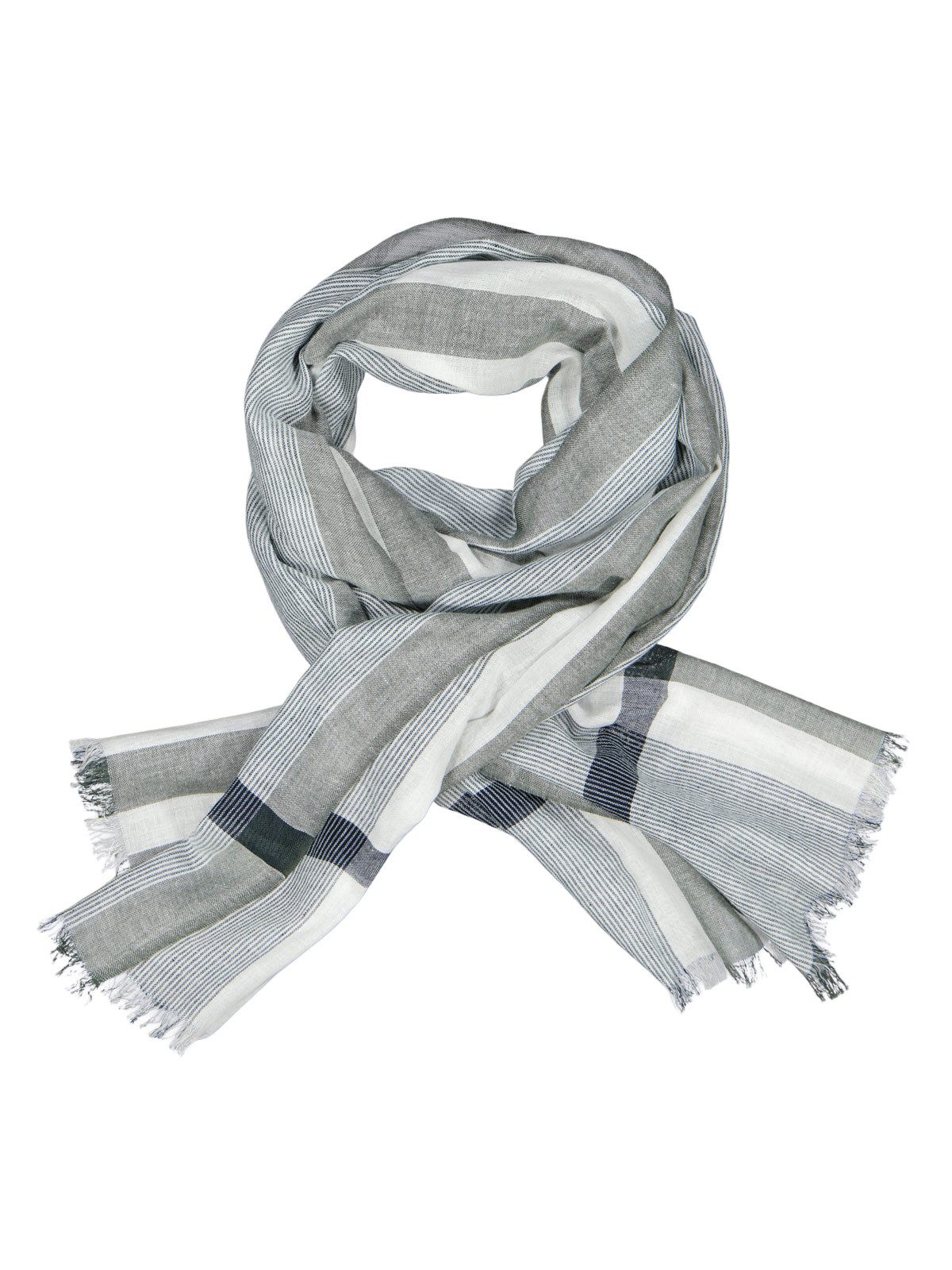 Strickschal Herren Schal uni, Gruen