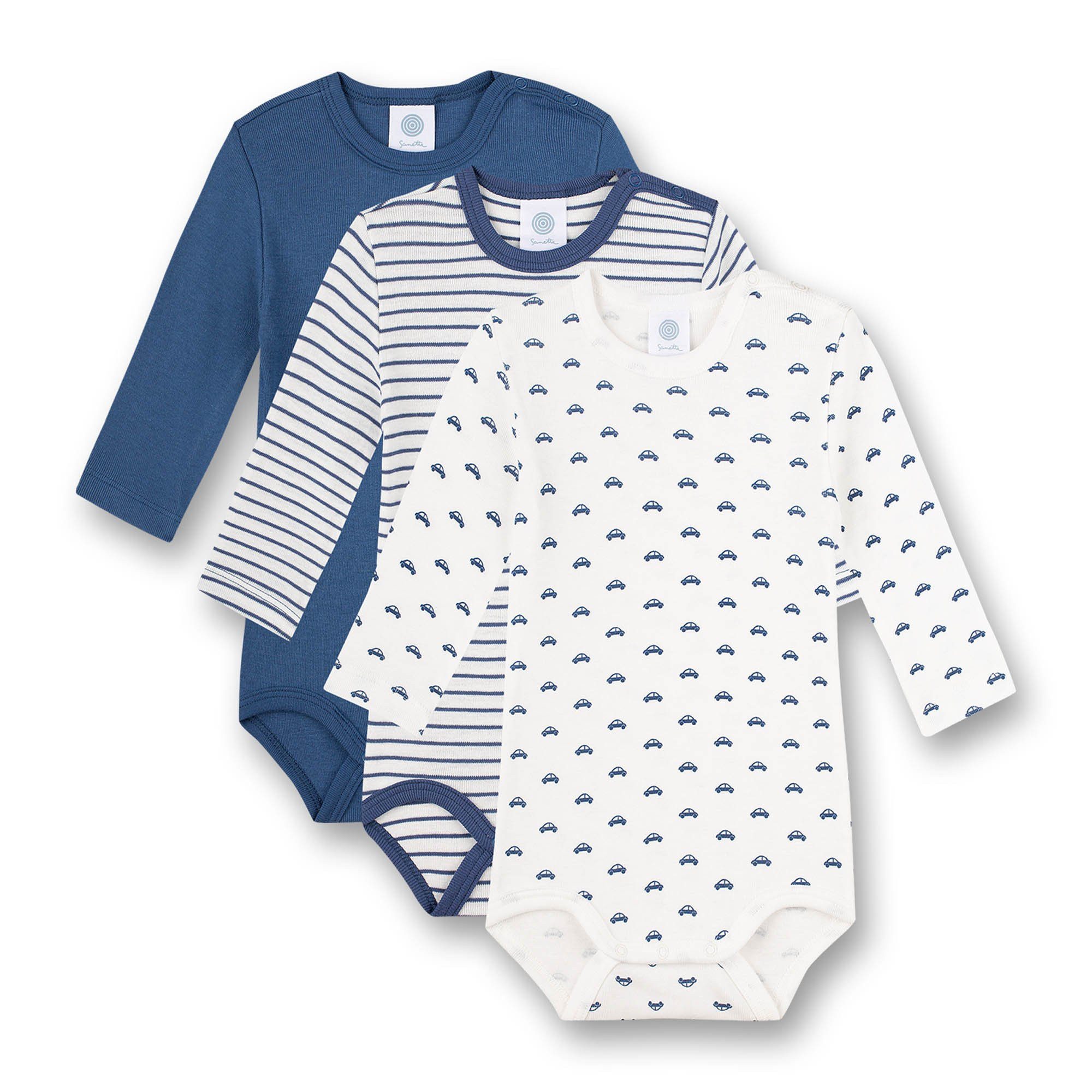 Strampler Unisex Strampler 3er Pack Baumwolle