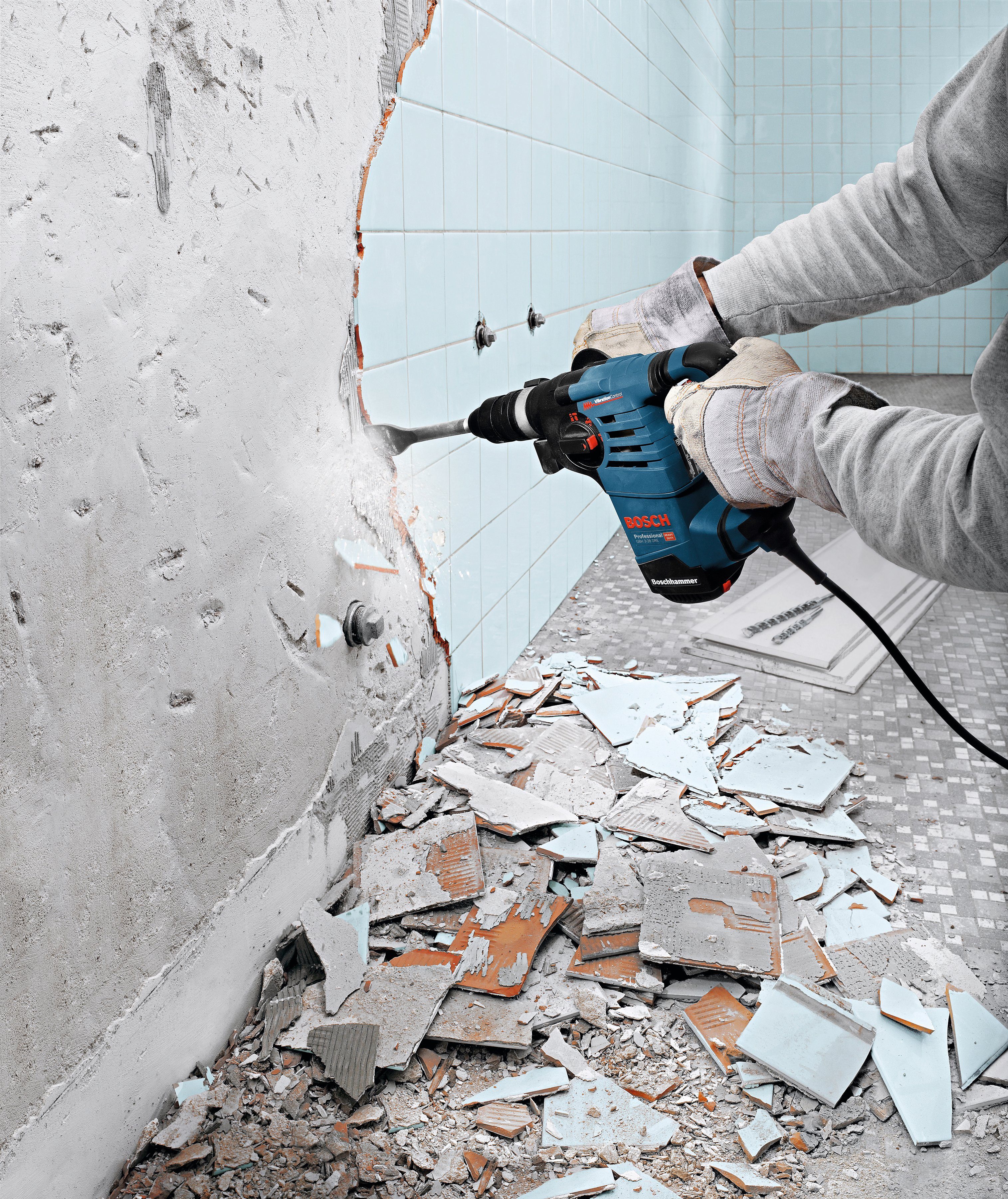 Bosch Professional Bohrhammer GBH 3-28 DFR, max. 900 U/min, SDS-Plus, im Koffer – Bild 4 von 5
