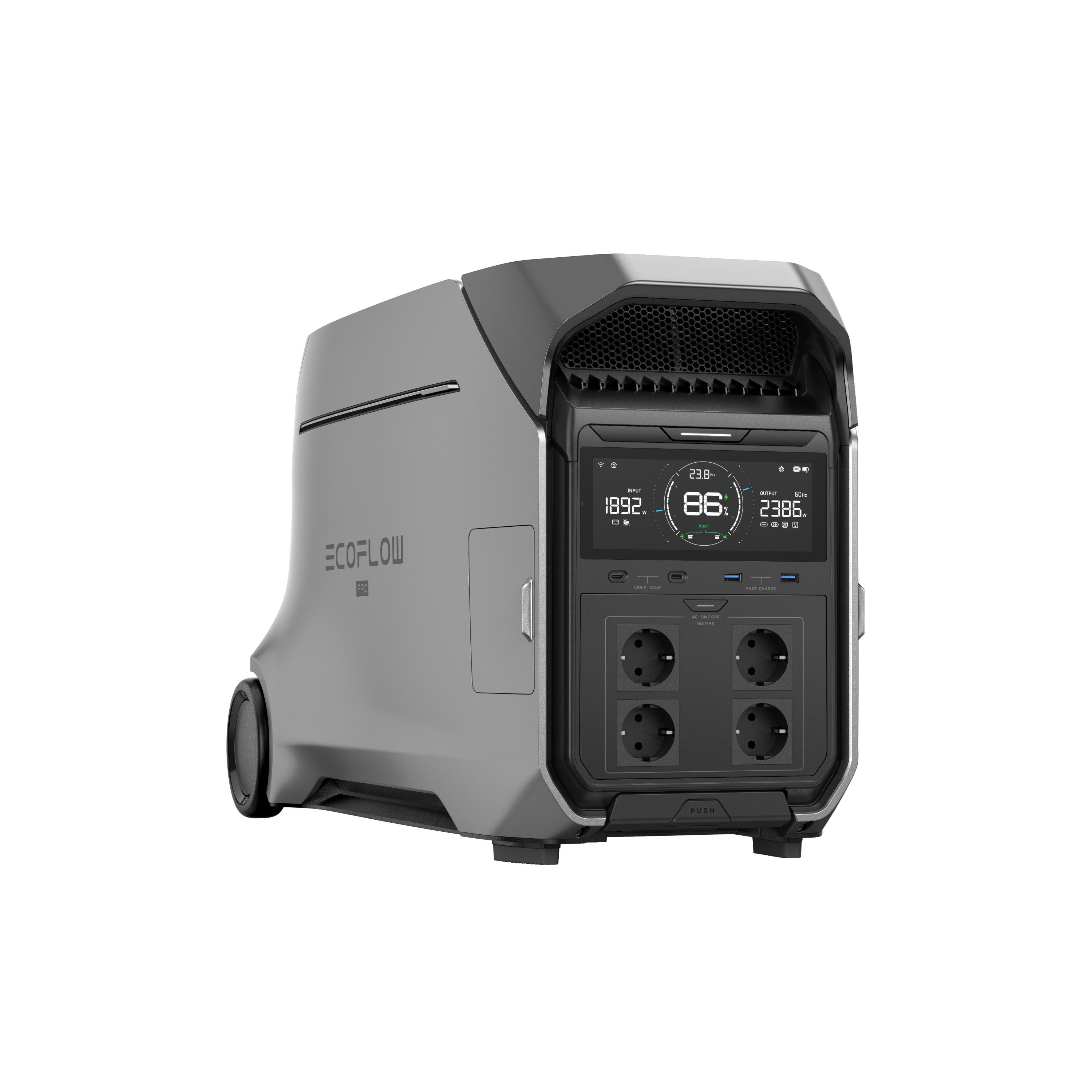 Ecoflow EcoFlow Delta Pro 3 Powerstation Powerstation (220-240 V), Erweiterbare Kapazität bis 12 kWh – Bild 2 von 5