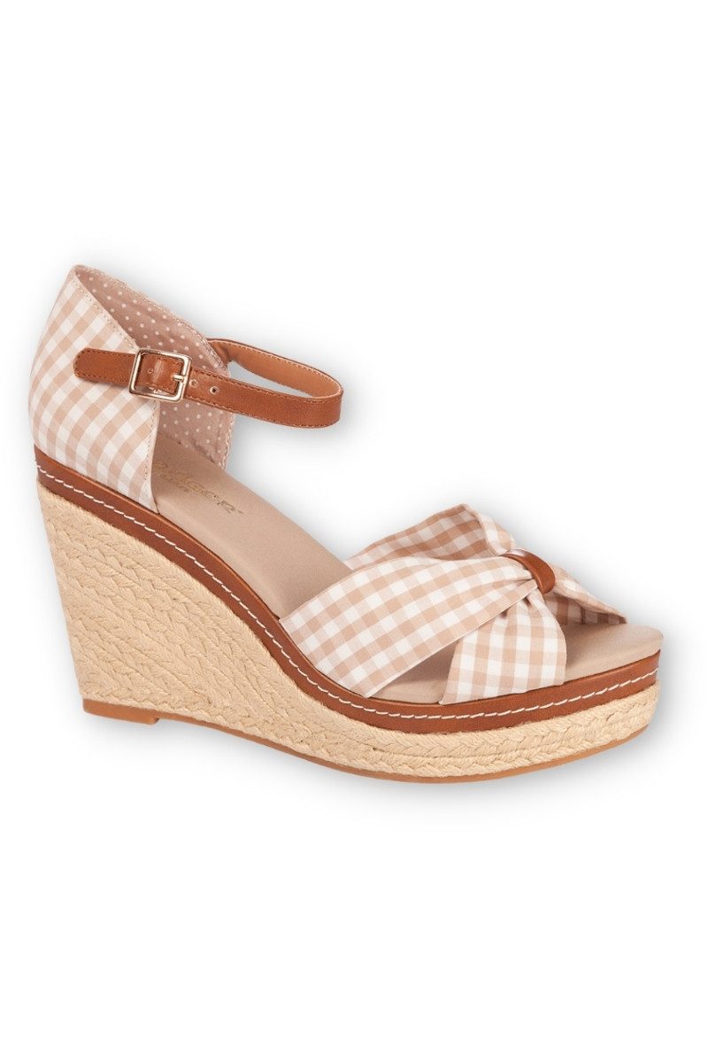Krüger Madl Keilsandaletten - KARO II - natur Pumps