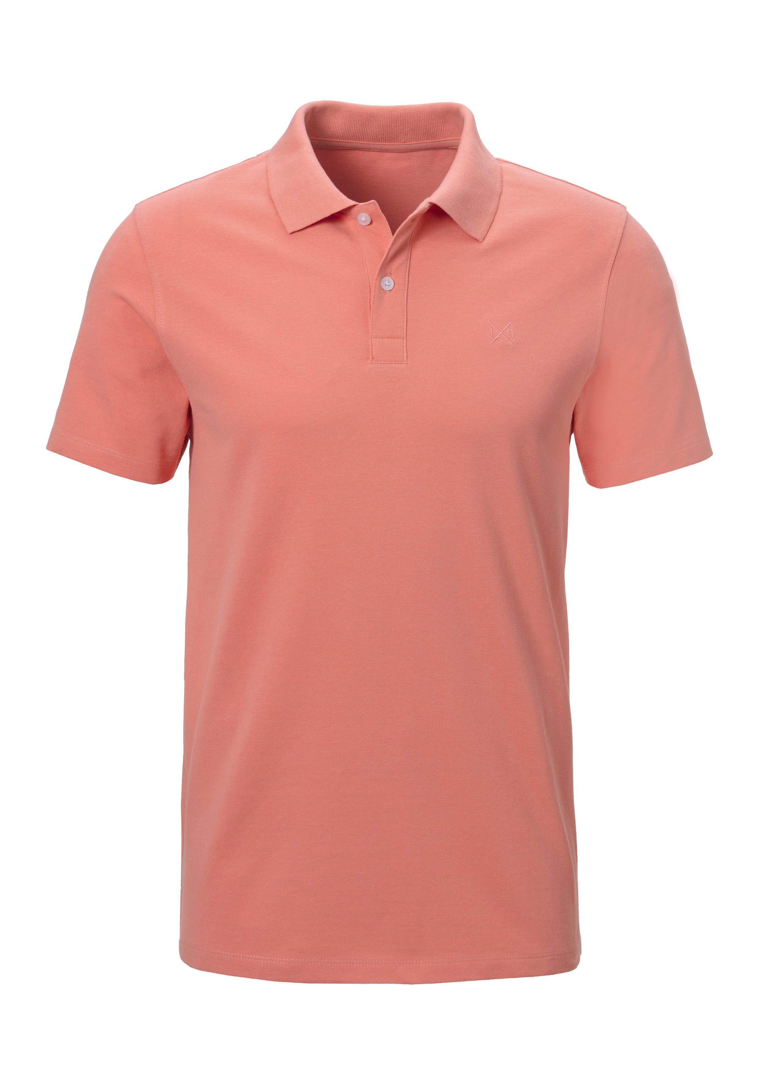 John Devin Poloshirt mit dezenter- hochwertiger Logostickerei