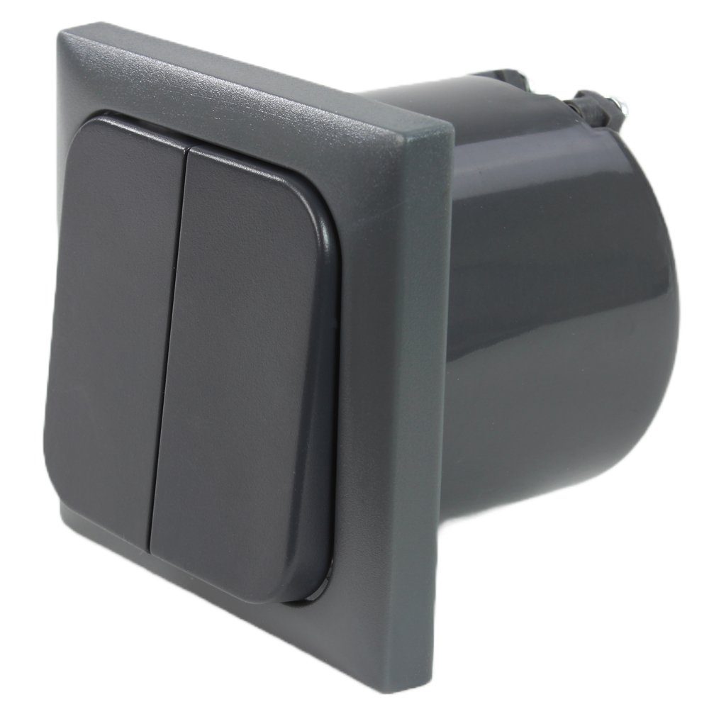 HABA B.V. Lichtschalter C-Line Presto Inprojal Serienschalter + Rahmen + Isodose