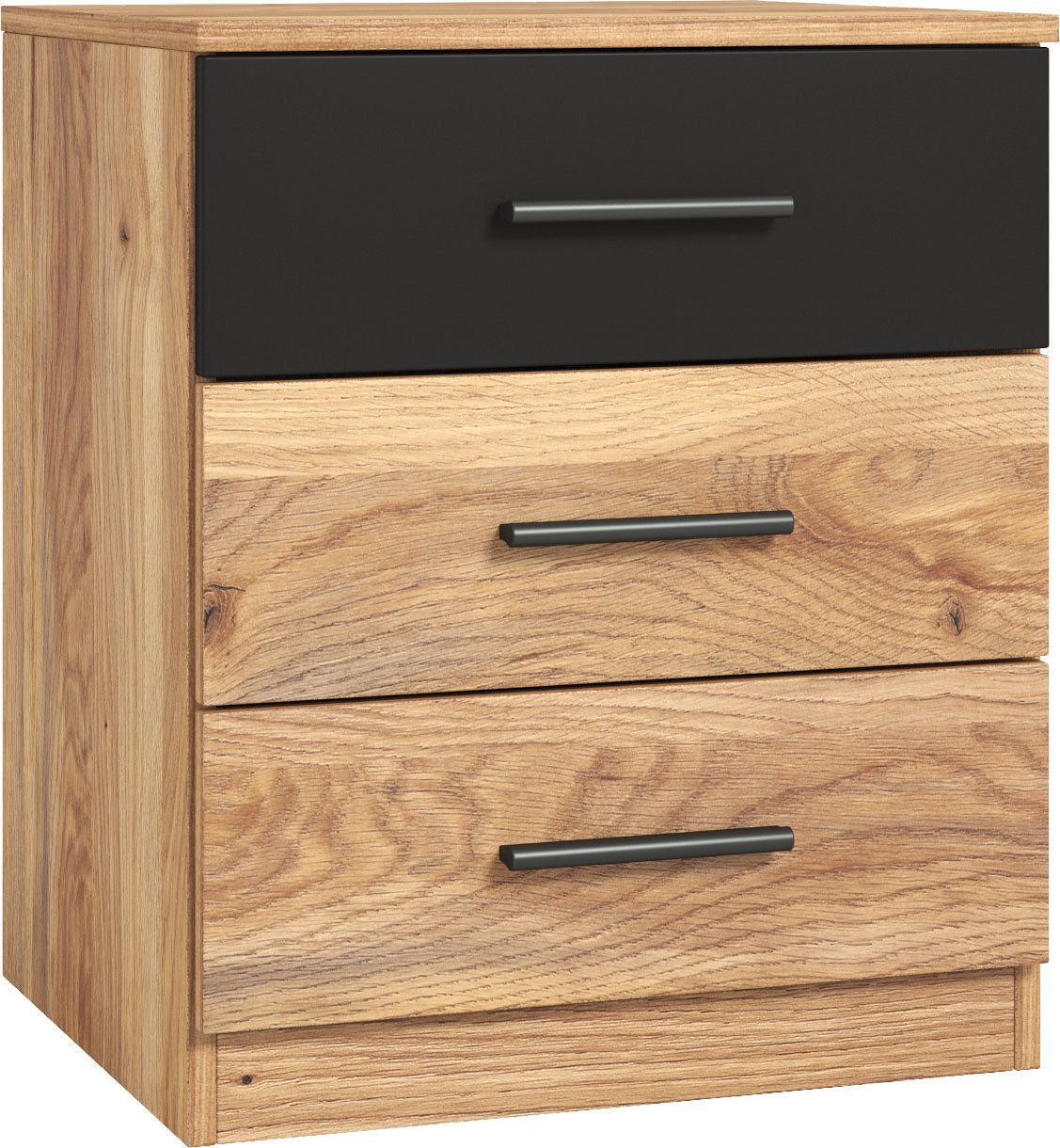 Home affaire Nachtkonsole Faweza,Breite 46 cm, Nachtschrank mit 3 Schublade günstig online kaufen