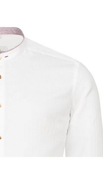 Nübler Trachtenhemd Trachtenhemd Langarm Pino in Weiß Rot von Nübler