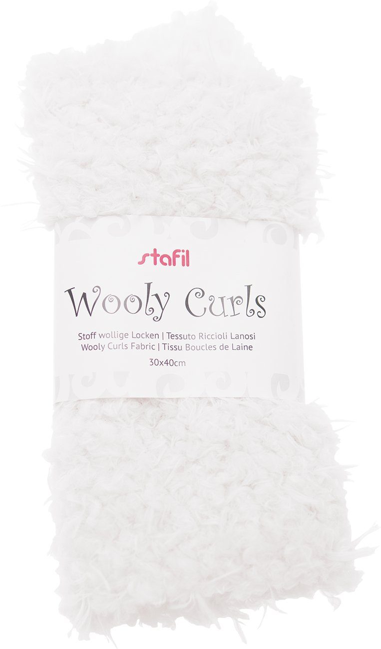 stafil Stoff wollige Locken, 40 x 30 cm