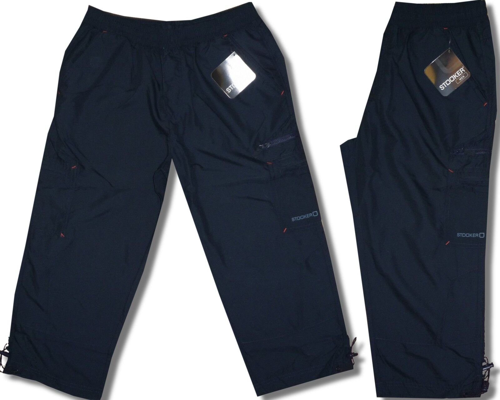 Hose Pants - - Men Navy Herren Paolo Stooker 7/8-Hose Fischer