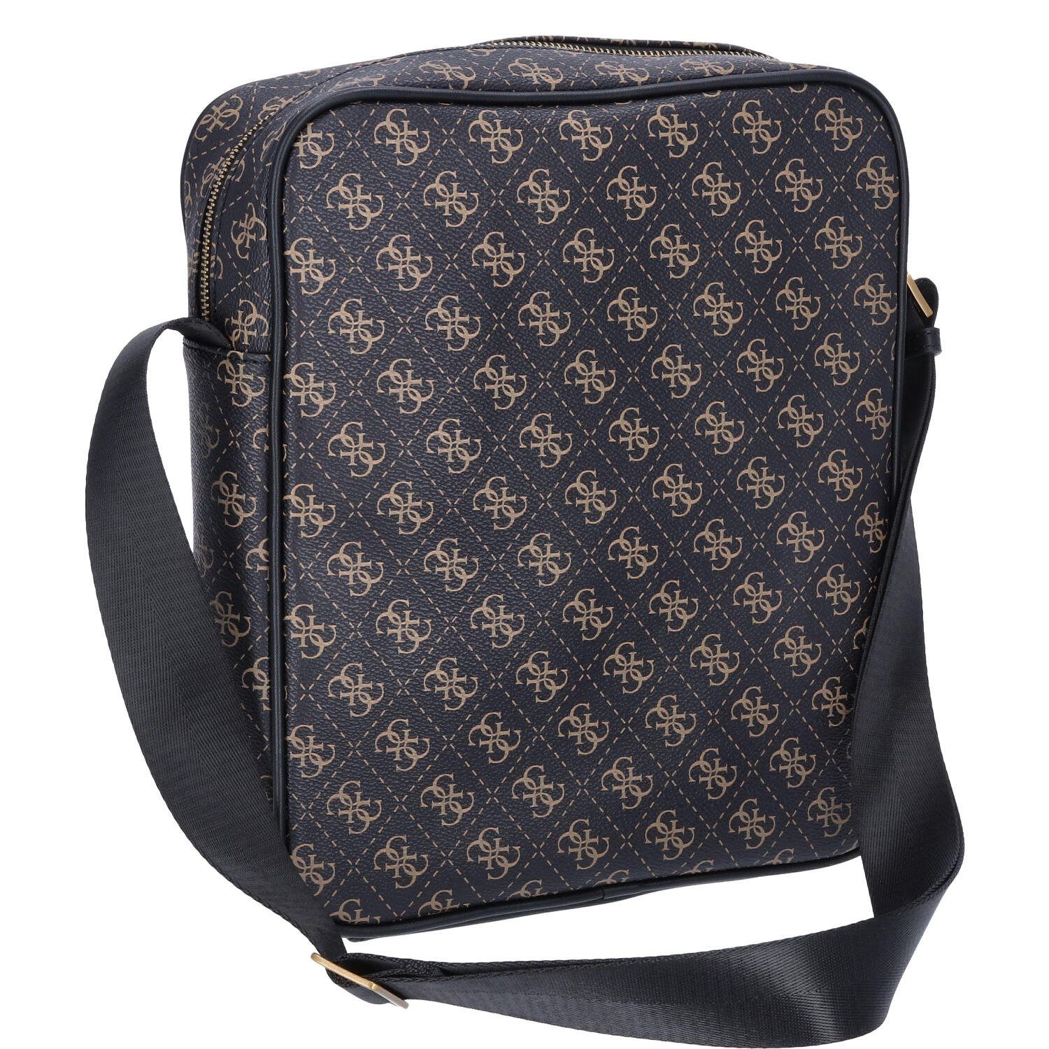Guess Umhängetasche GUESS Umhängetasche Vezzola Eco Brown-Ochre (1, 1-tlg., 1)