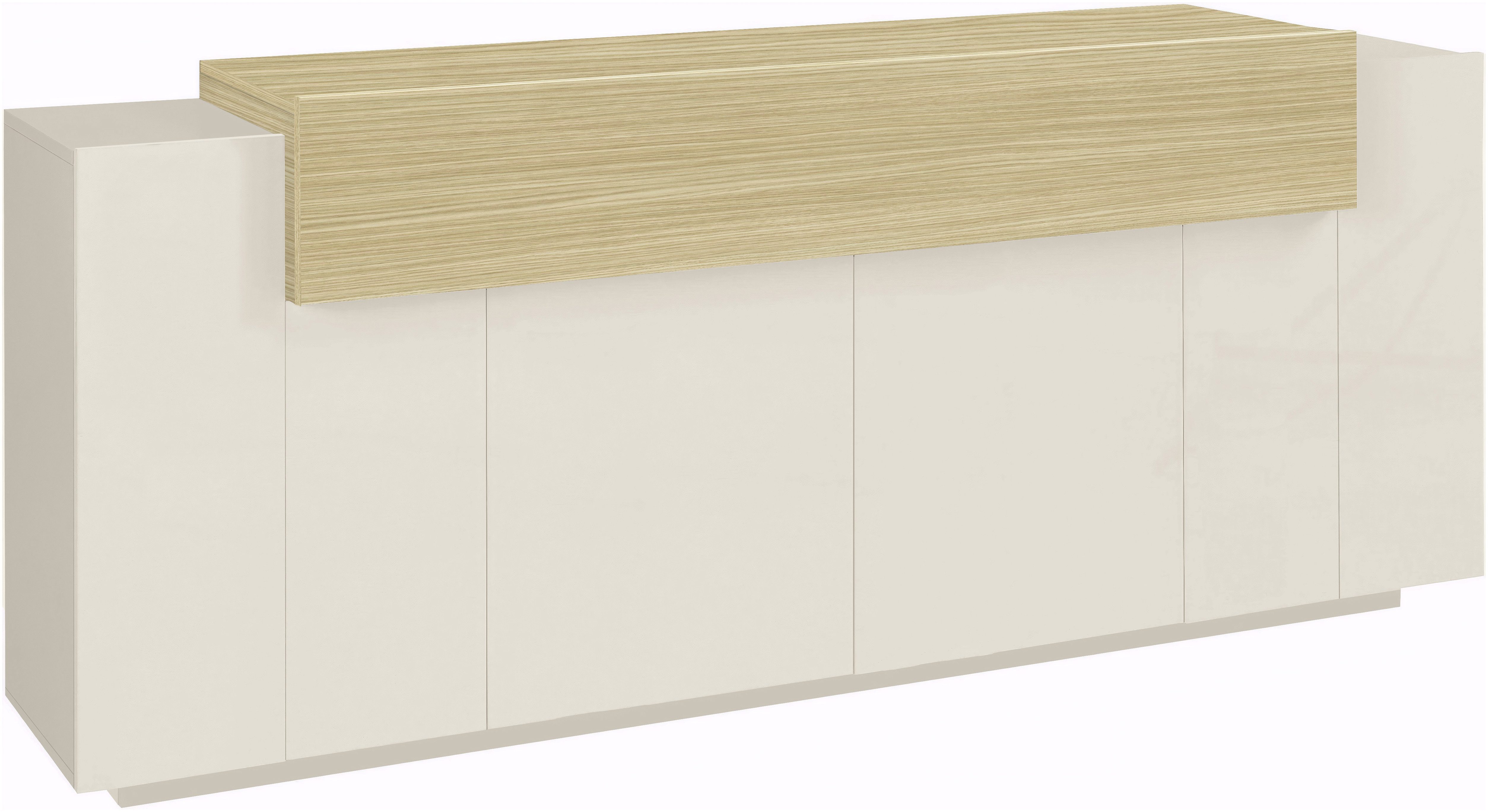 Home affaire Sideboard Coro, Kommode, Schrank, Kredenz, grifflos mit Einleg günstig online kaufen